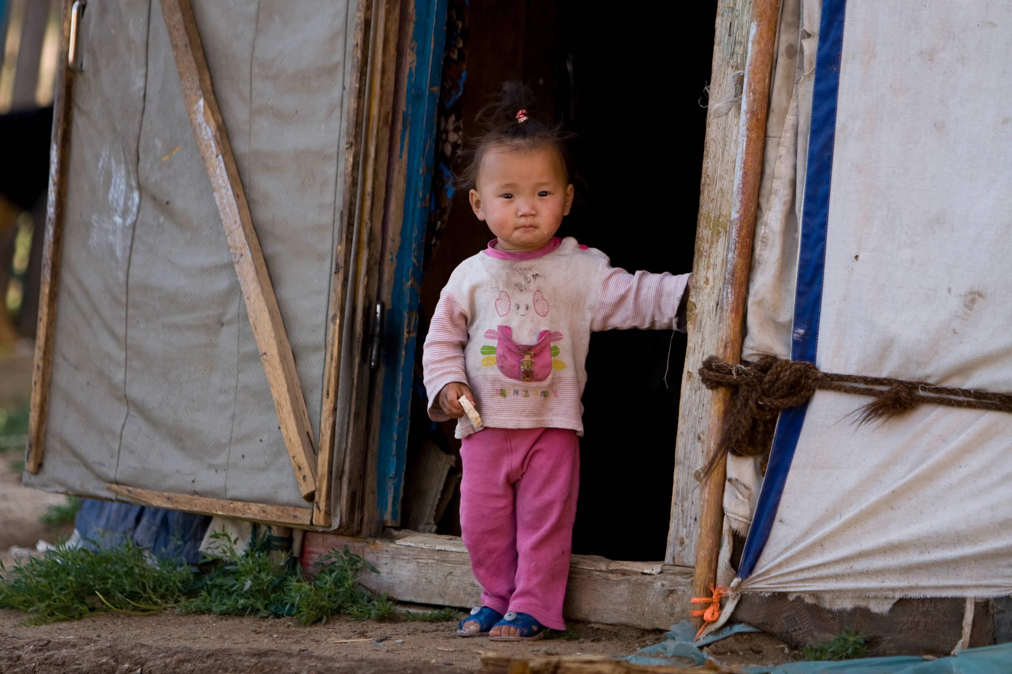 Baby in Mongolia