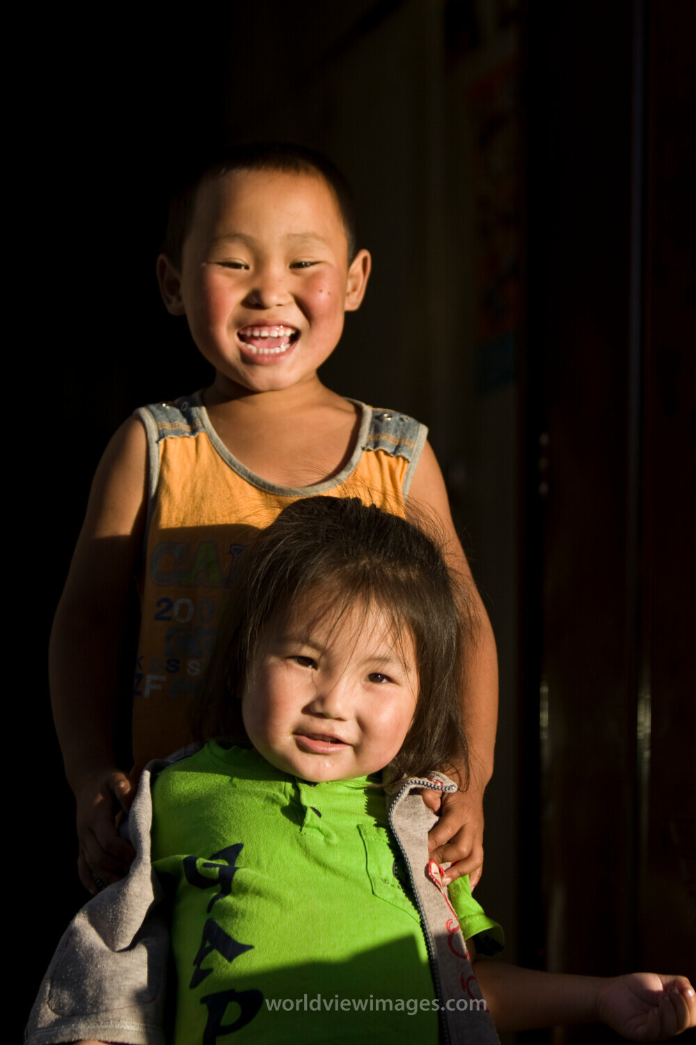 Children in Mongolia