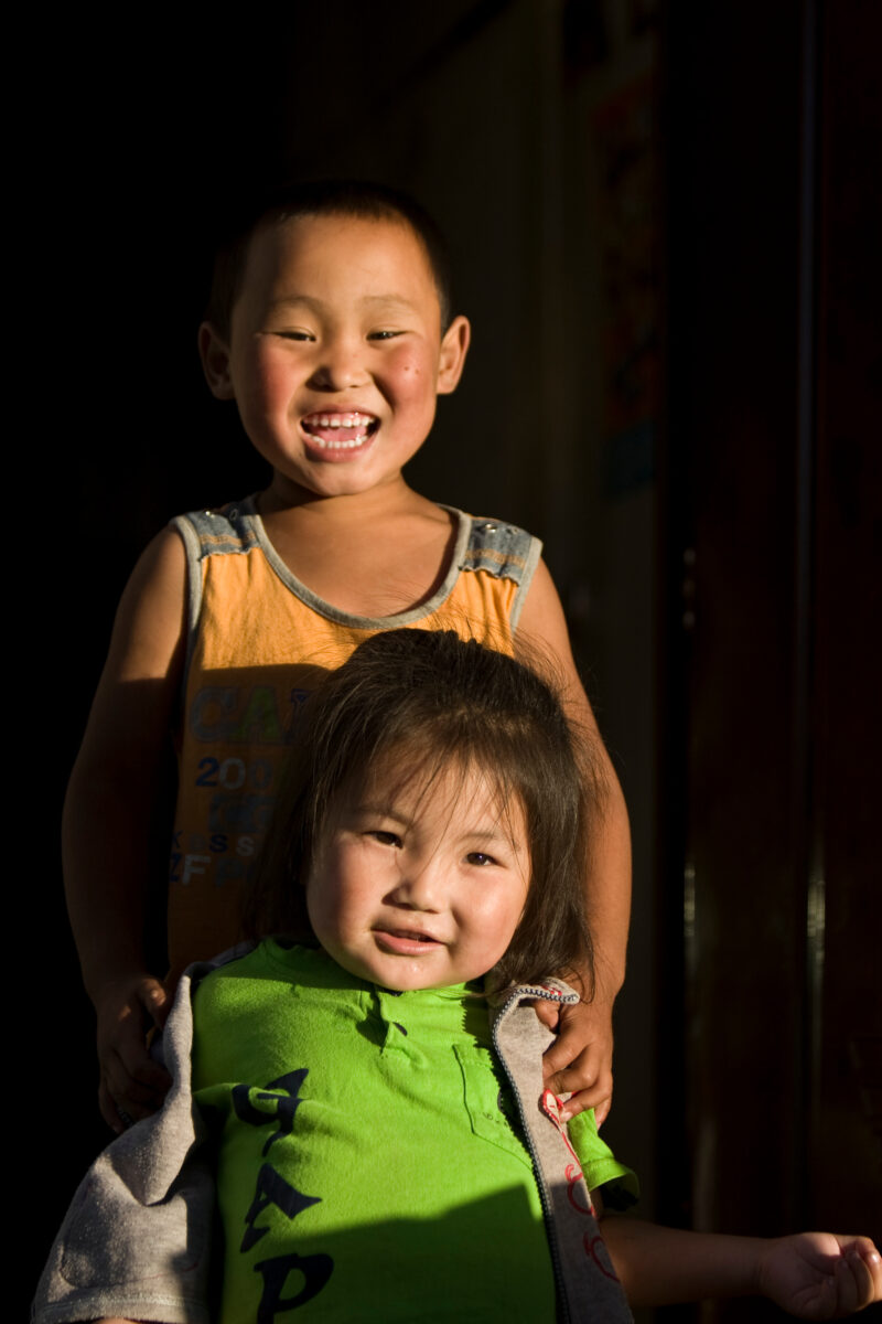 Children in Mongolia — Stock Images of children growing up in rural Mongolia — Mongolia, children, child, faces, mongolian