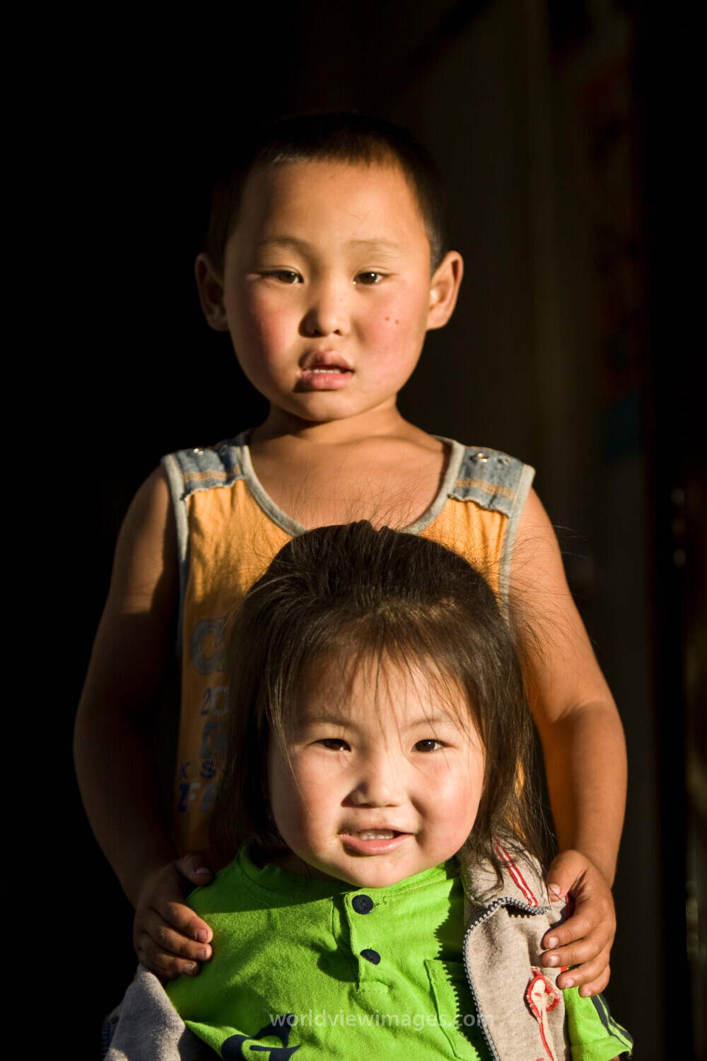 Children in Mongolia