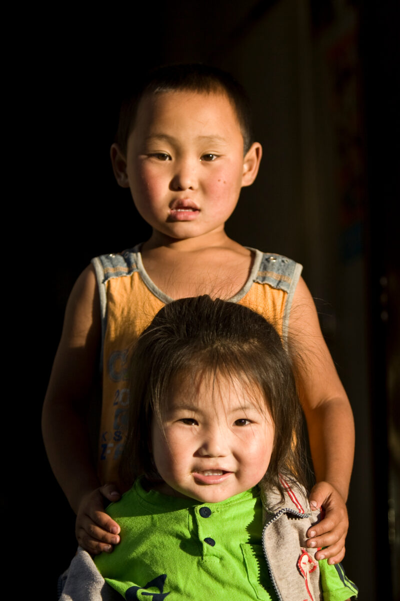 Children in Mongolia — Stock Images of children growing up in rural Mongolia — Mongolia, children, child, faces, mongolian