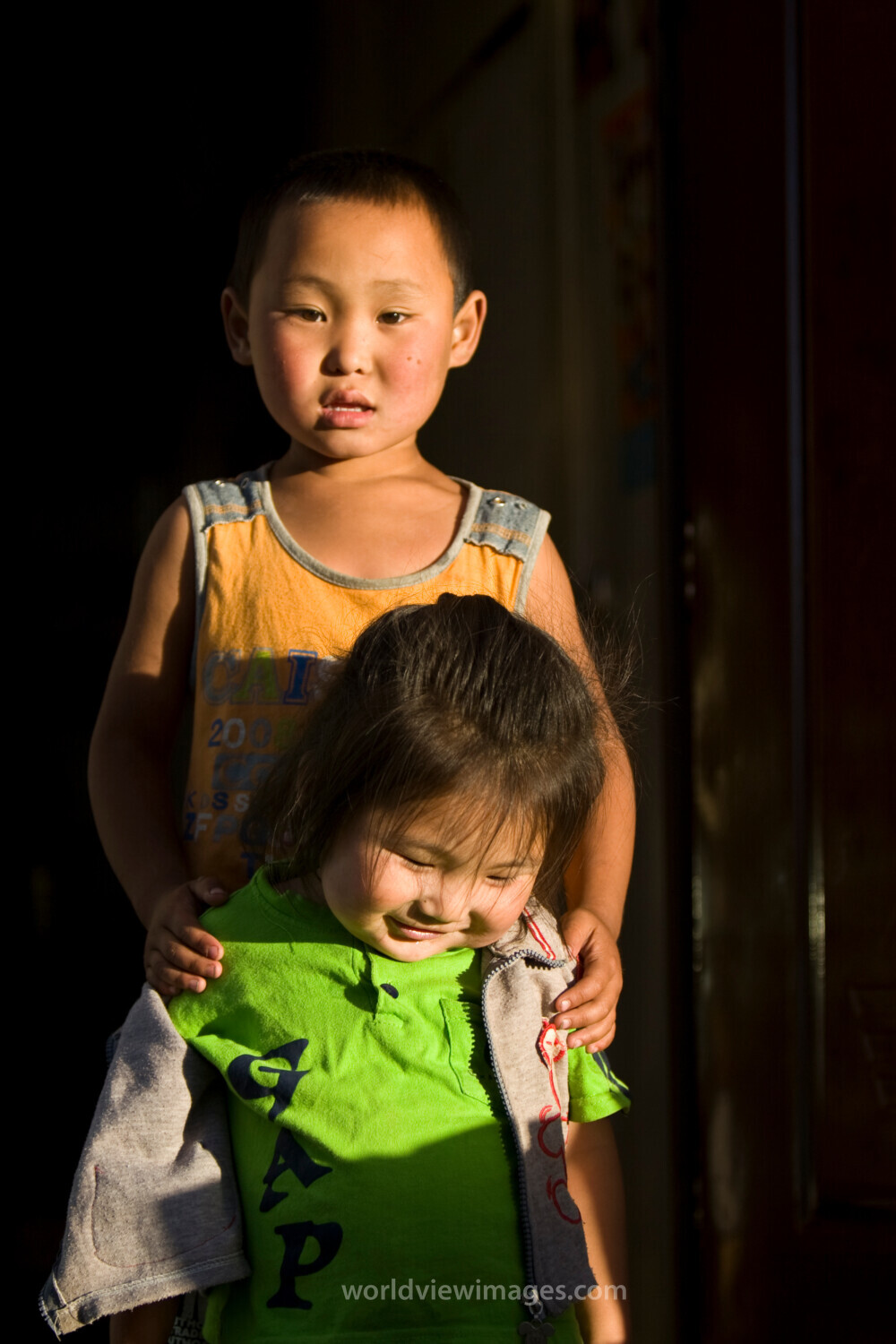 Children in Mongolia