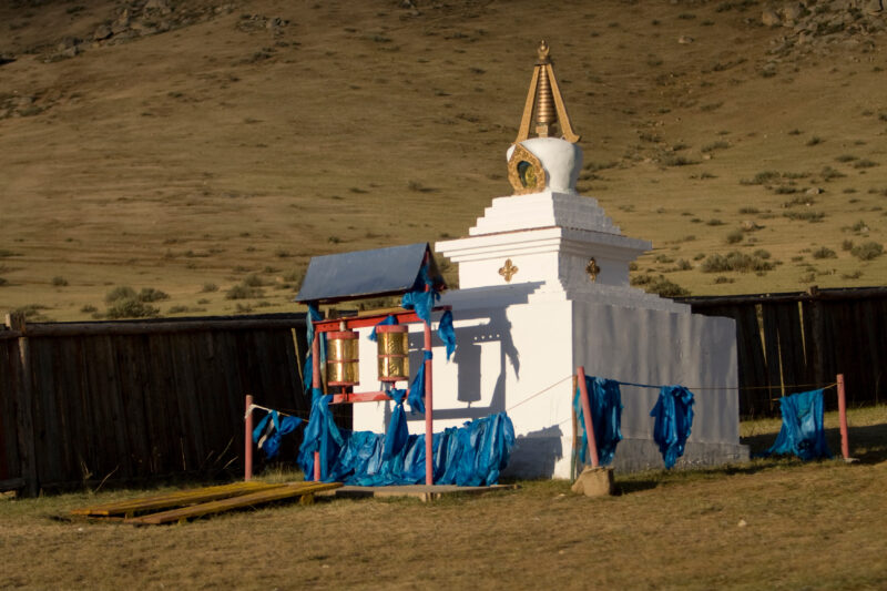 Buddhist Temple in Mongolia — Stock Image of Buddhist Temple in rural Mongolia — Buddhism, Mongolia, temple, buddhist