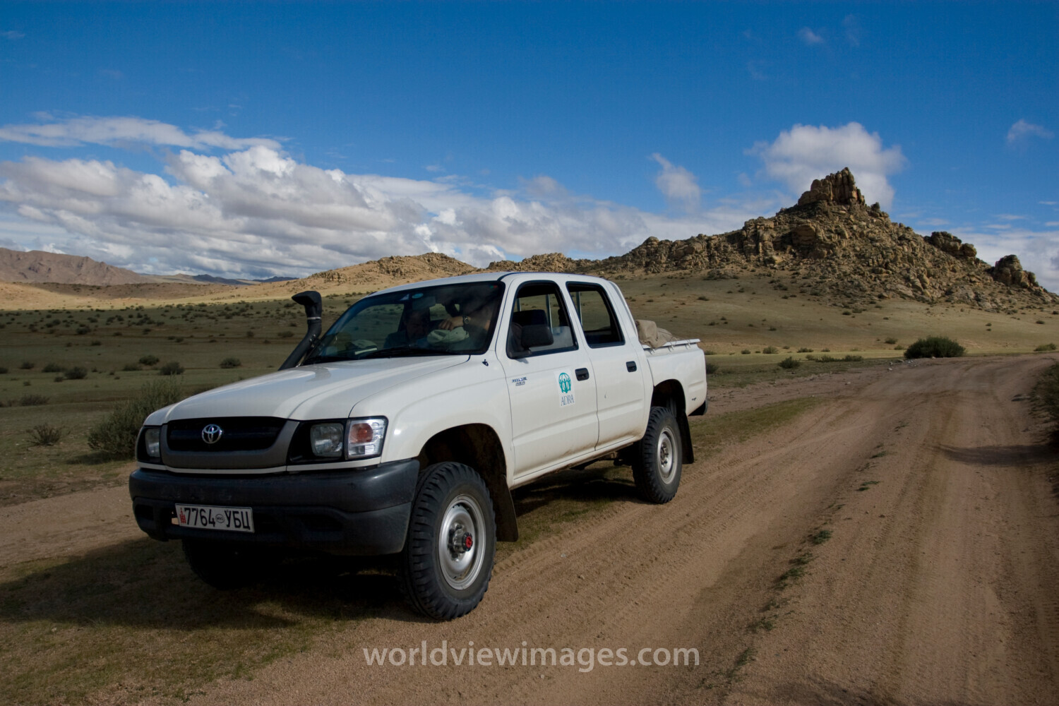 ADRA Jeep in Mongolia