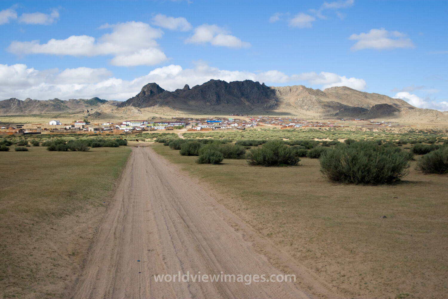 Road in Mongolia
