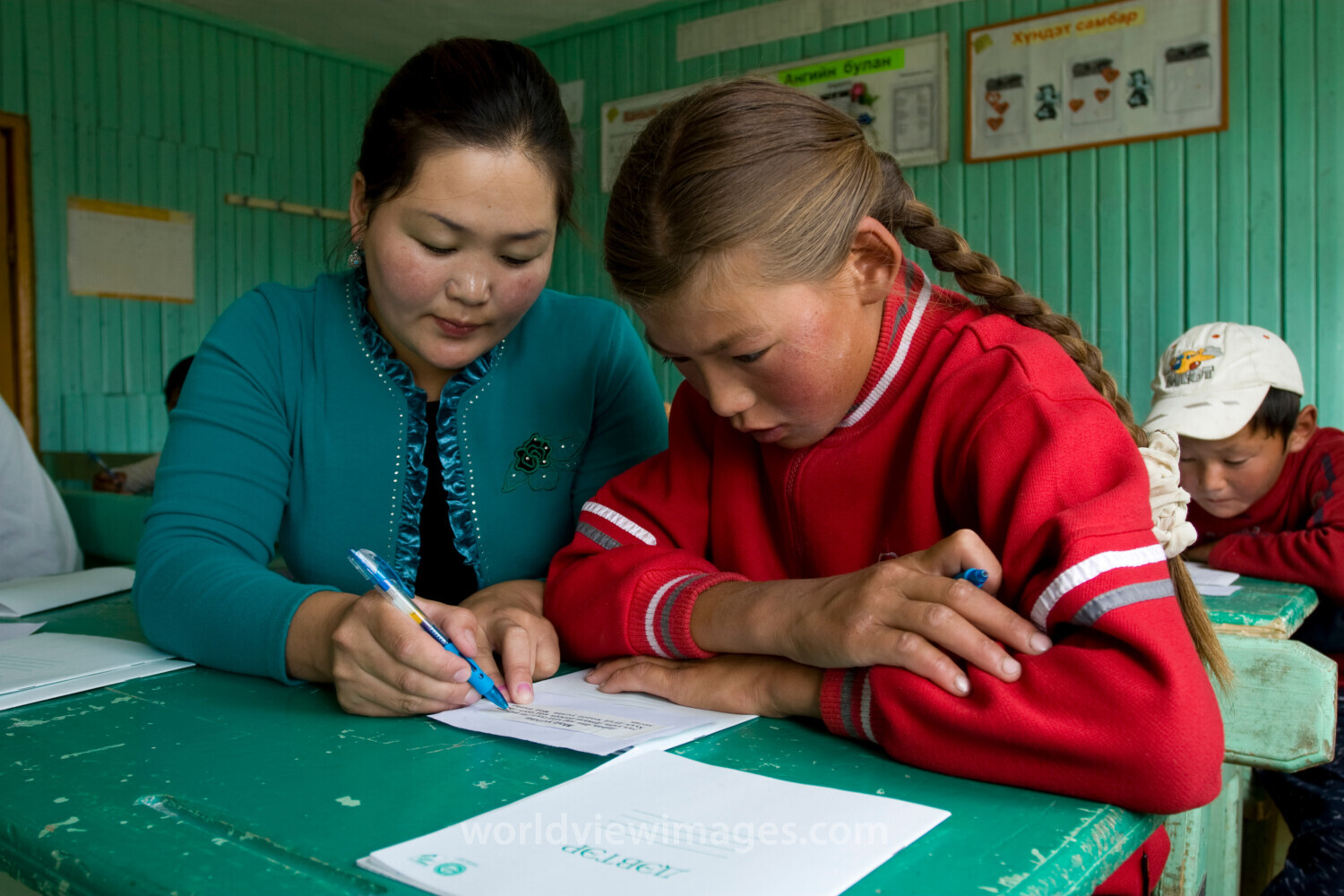 School Classroom in Mongolia