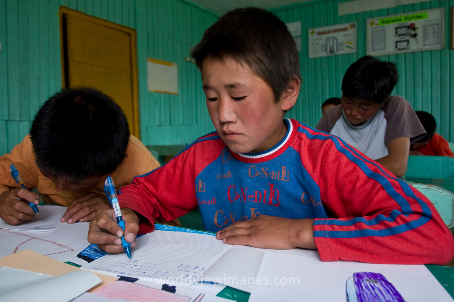 School Classroom in Mongolia