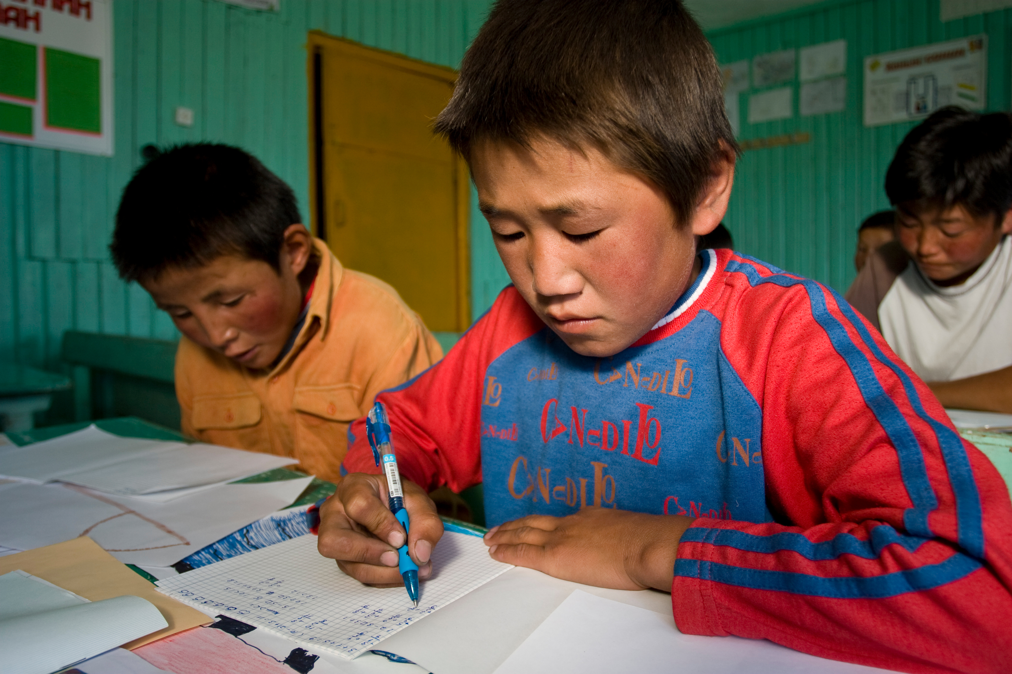 School Classroom in Mongolia