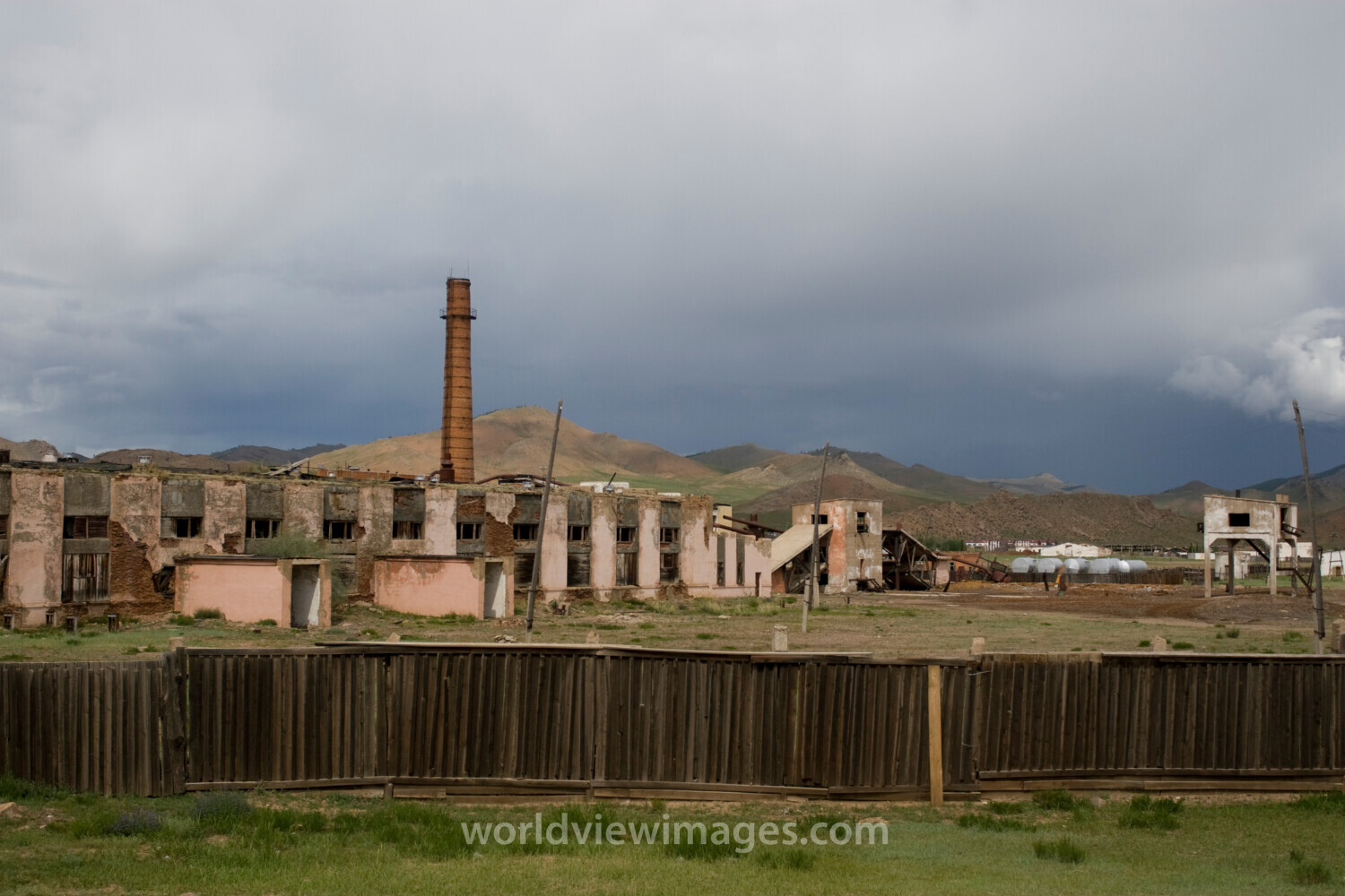 Old factory in Mongolia
