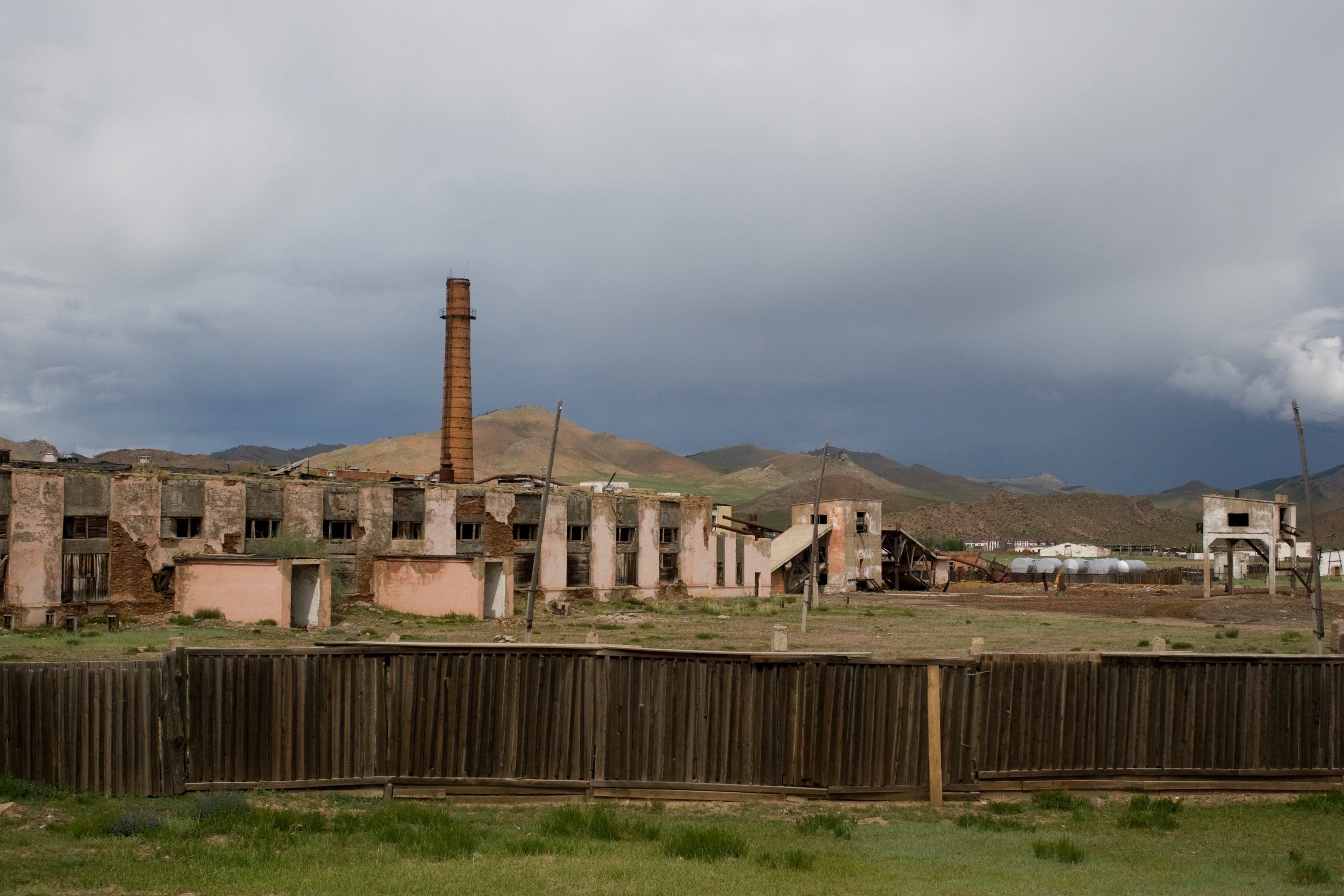 Old factory in Mongolia