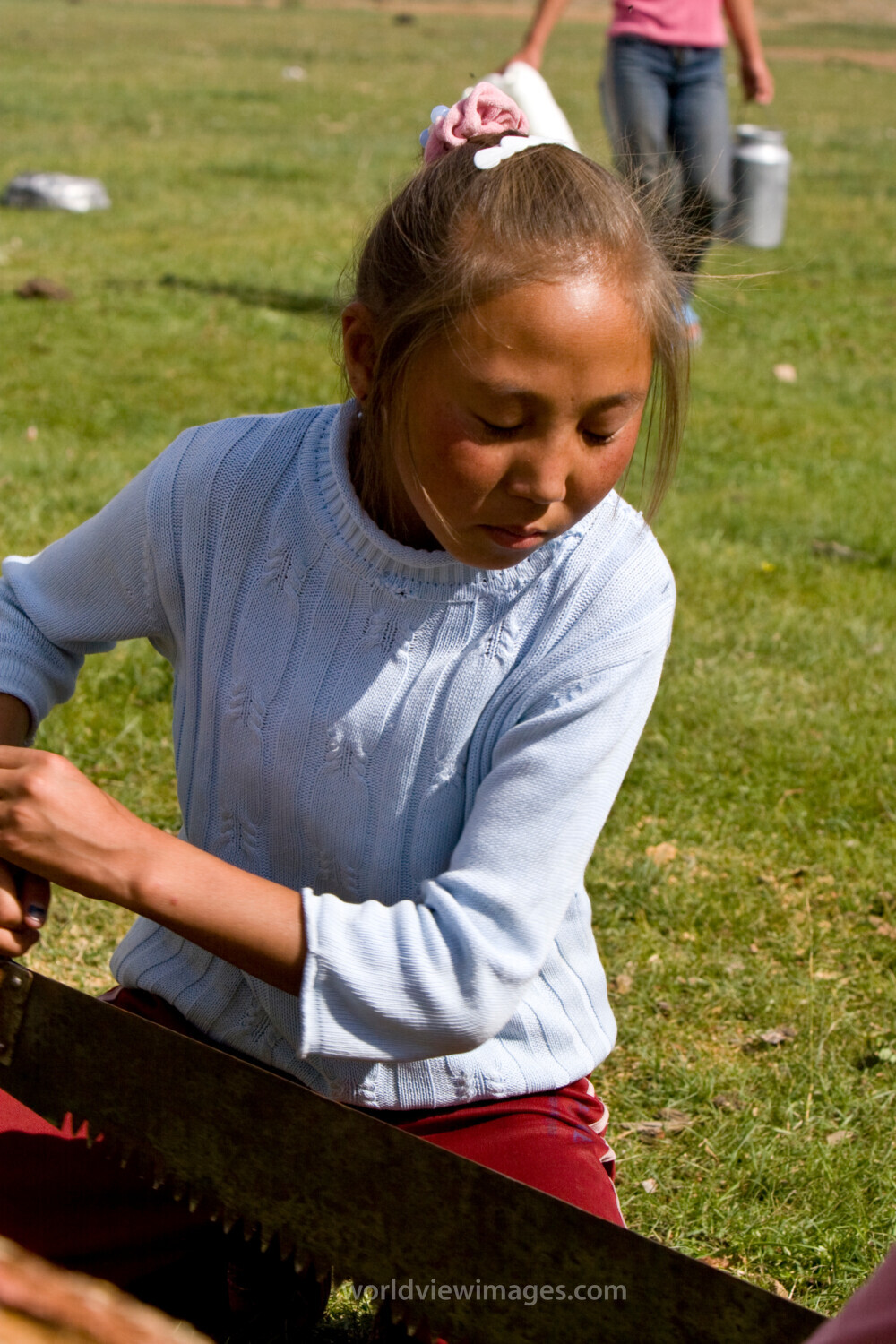 Girl in Mongolia
