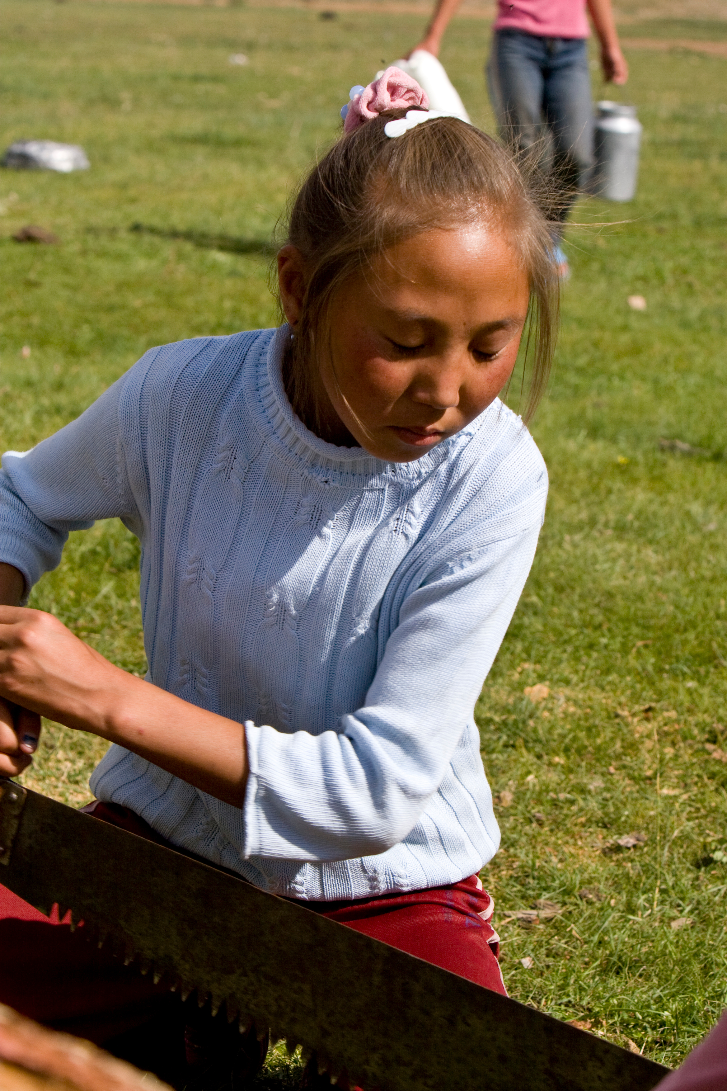Girl in Mongolia