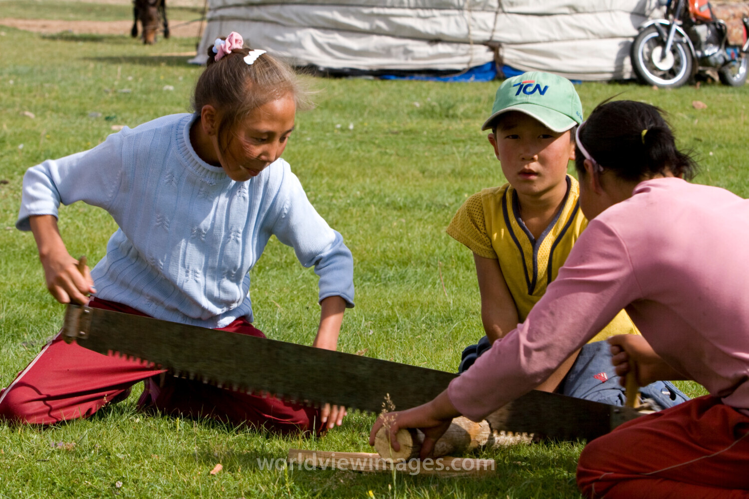 Children in Mongolia