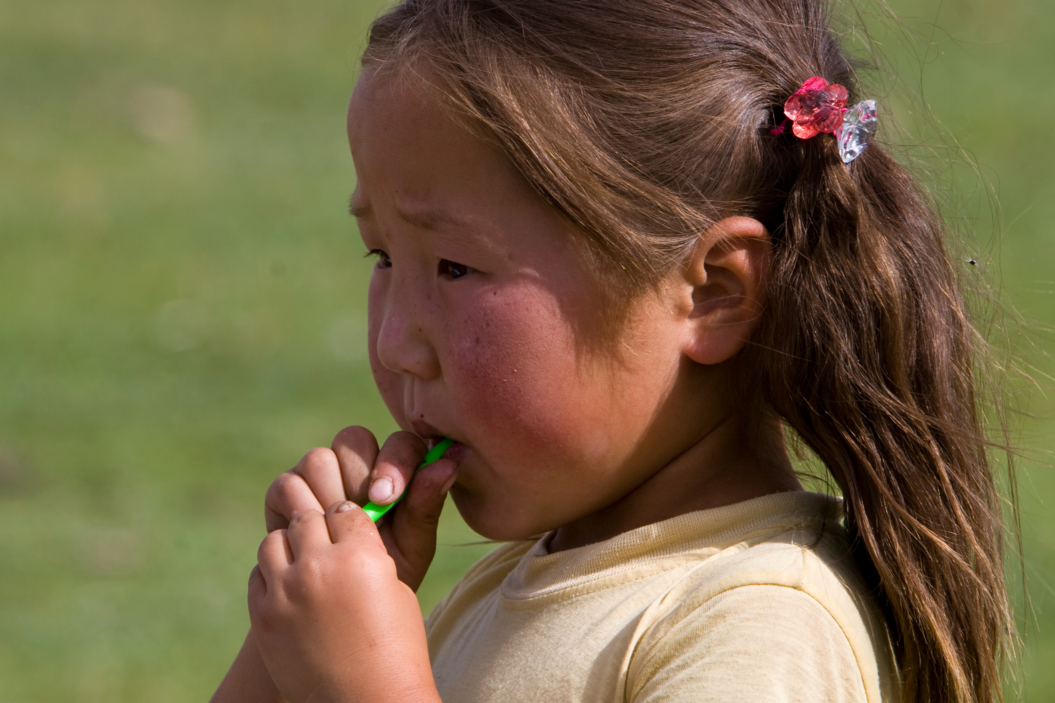 Girl in Mongolia