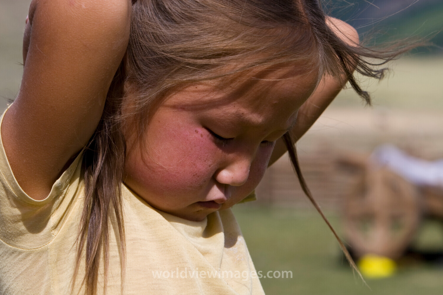 Girl in Mongolia