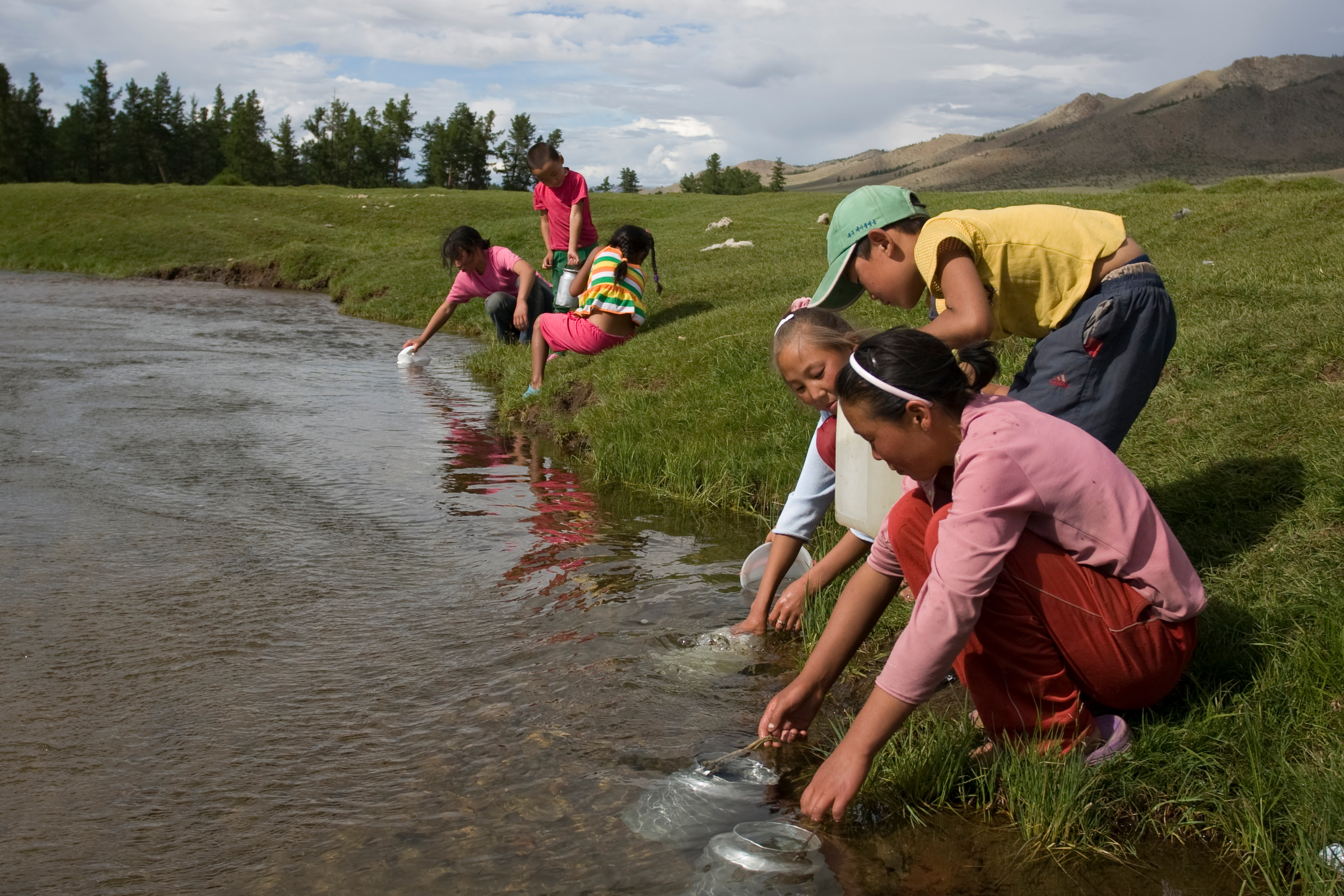 Children in Mongolia