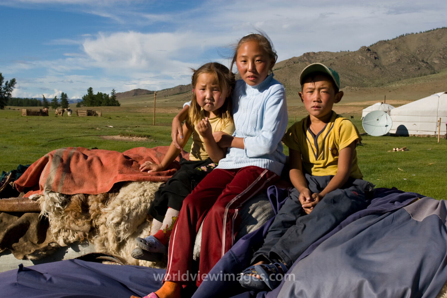 Children in Mongolia