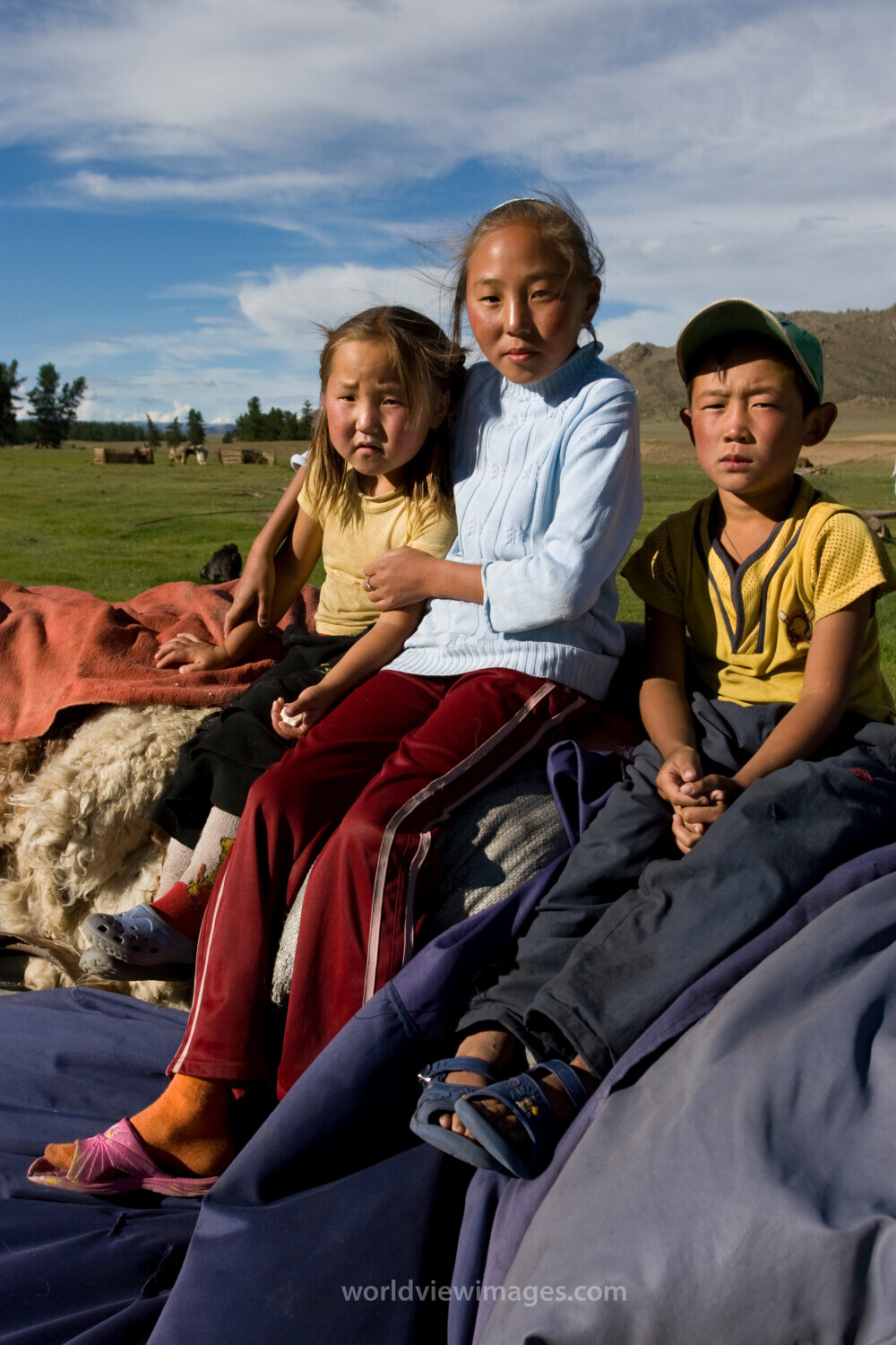 Children in Mongolia