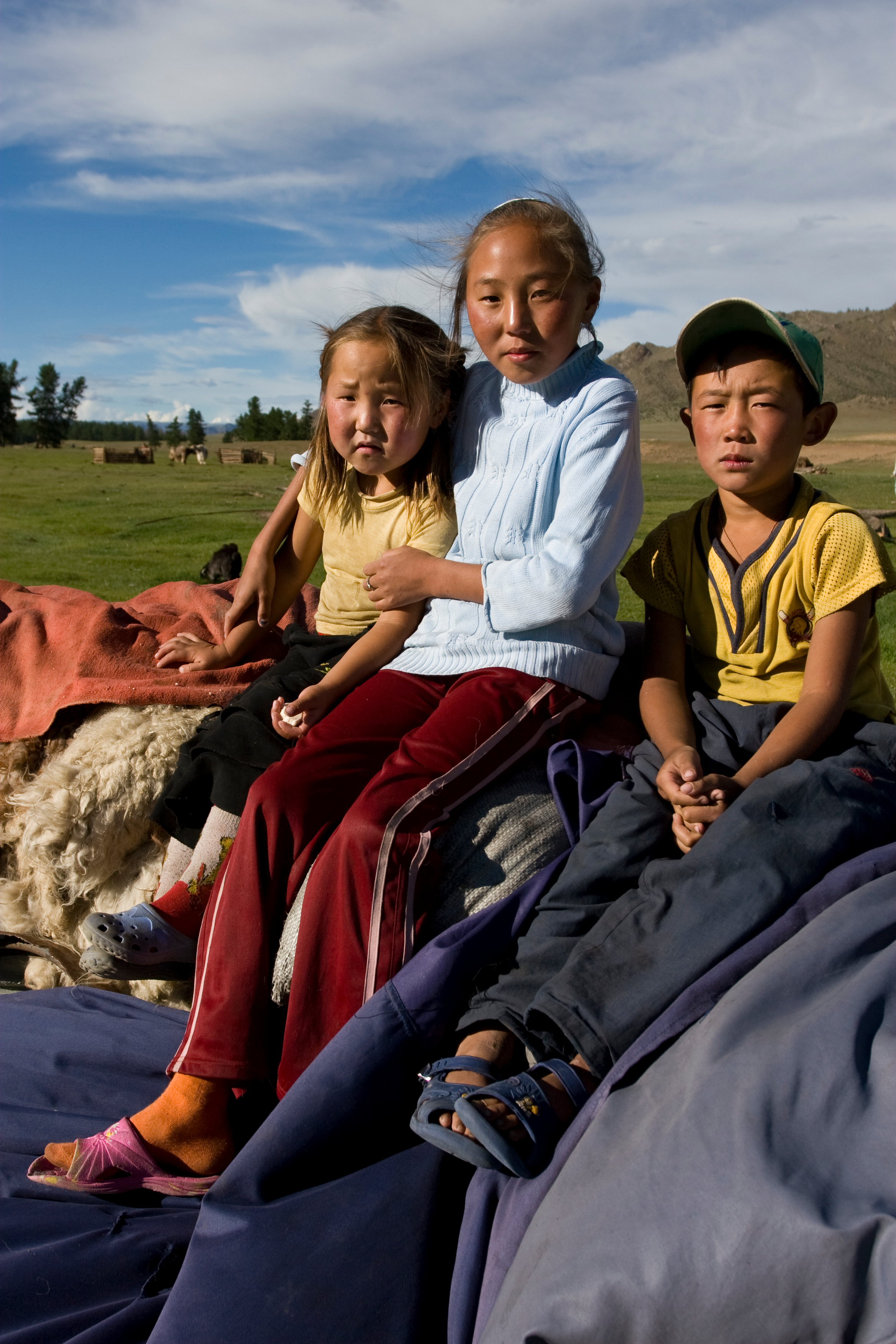 Children in Mongolia