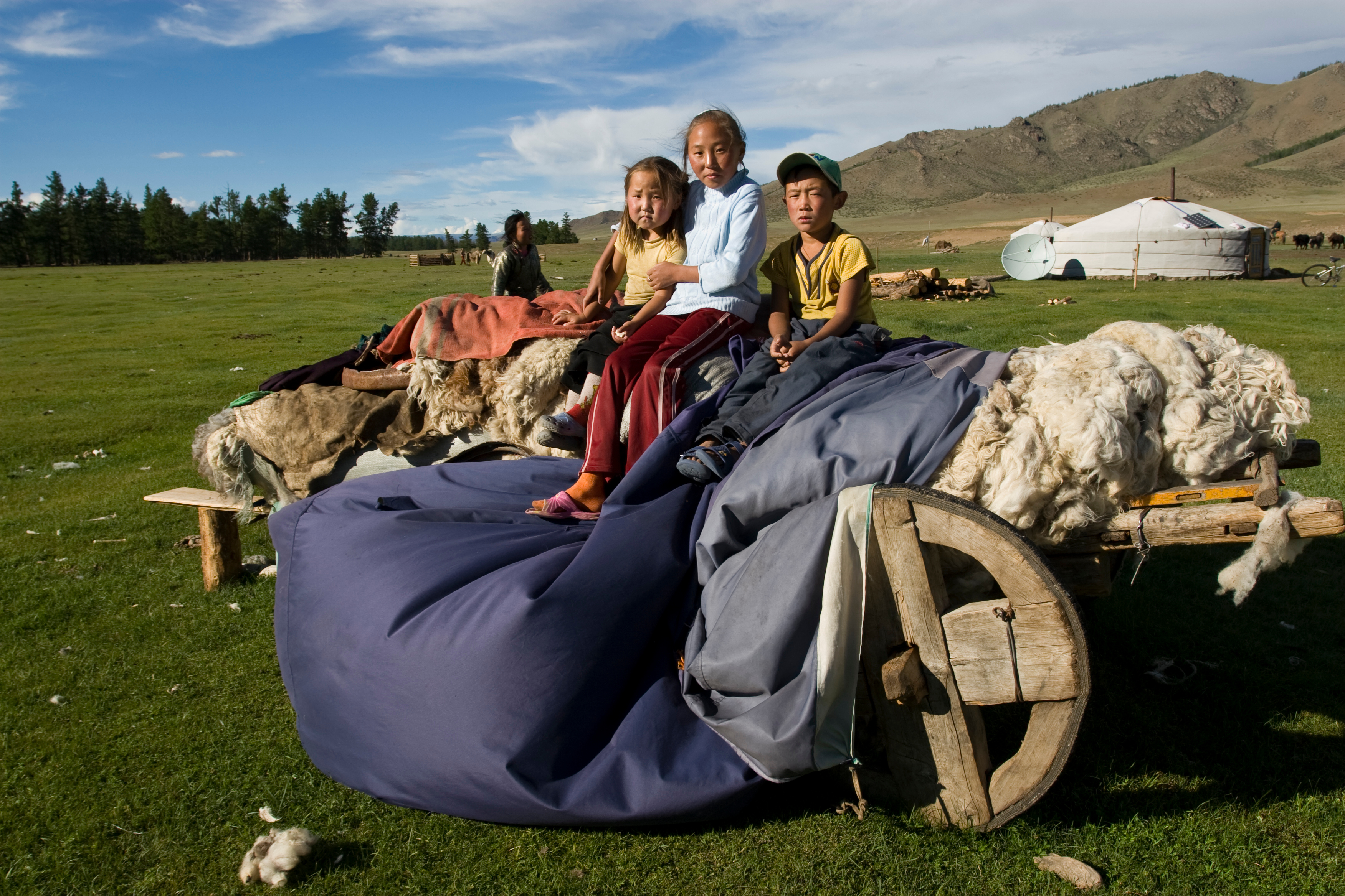 Children in Mongolia