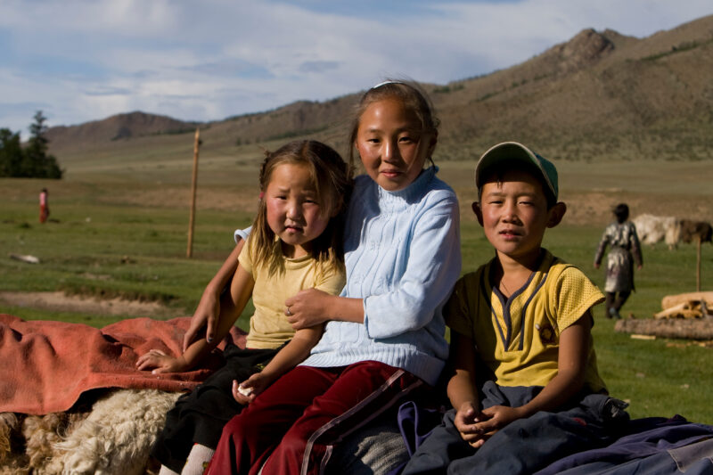 Children in Mongolia — Stock Images of children growing up in rural Mongolia — Mongolia, children, child, faces, mongolian