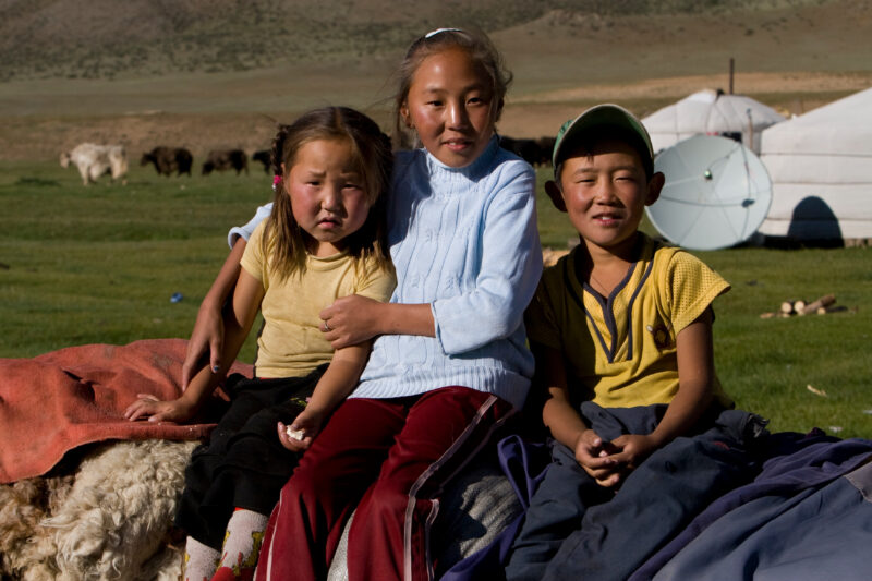Children in Mongolia — Stock Images of children growing up in rural Mongolia — Mongolia, children, child, faces, mongolian