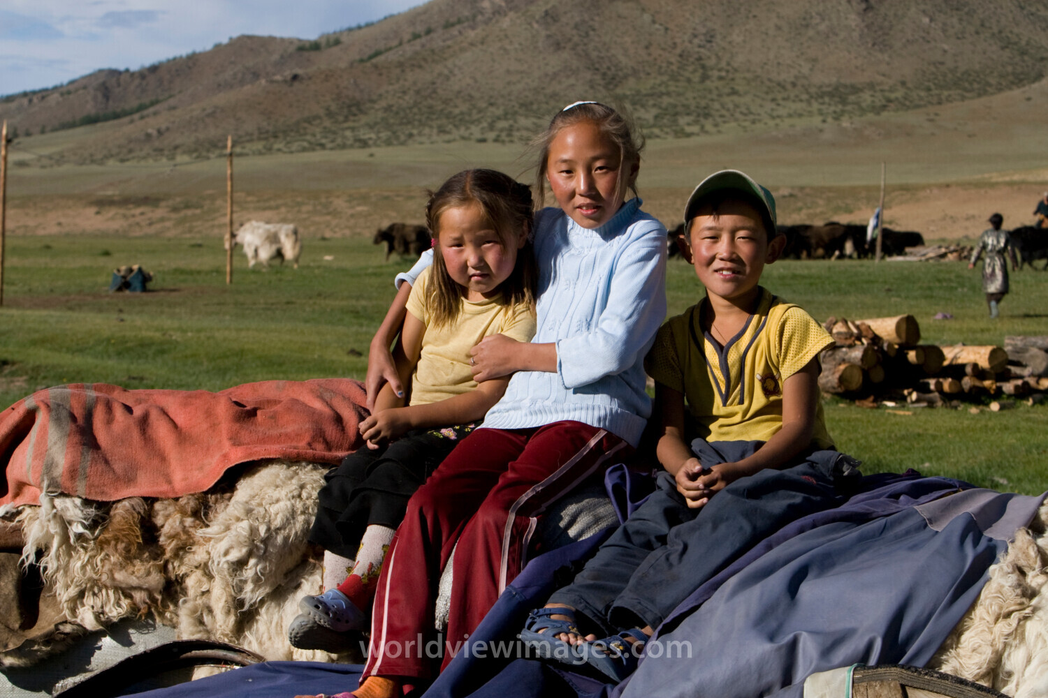 Children in Mongolia