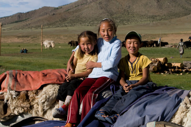 Children in Mongolia — Stock Images of children growing up in rural Mongolia — Mongolia, children, child, faces, mongolian