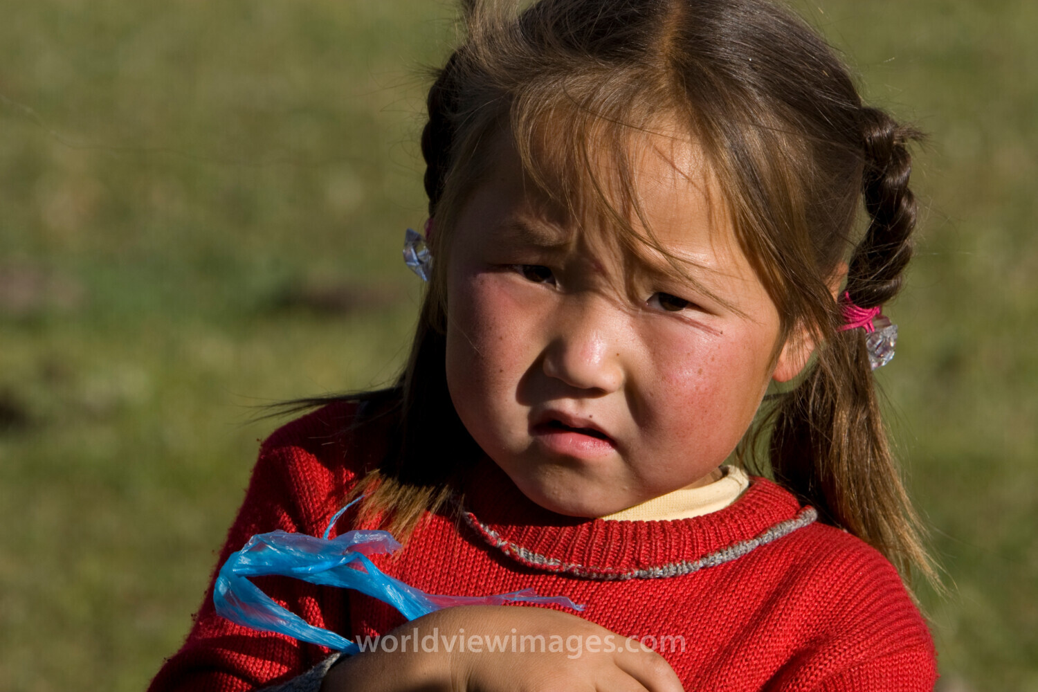 Girl in Mongolia