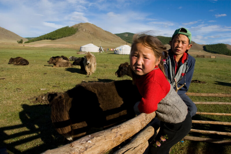 Children in Mongolia — Stock Images of children growing up in rural Mongolia — Mongolia, children, child, faces, mongolian