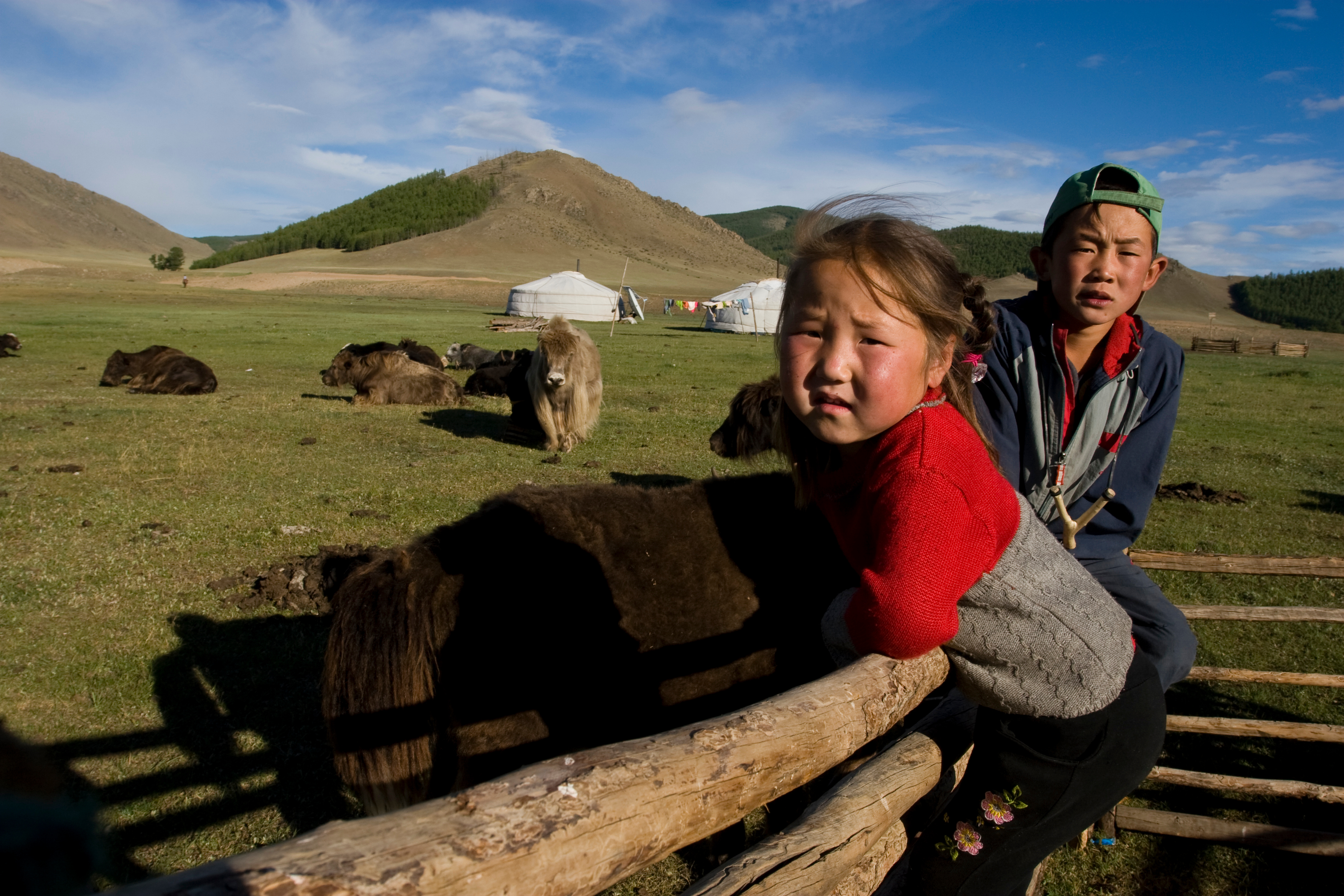 Children in Mongolia