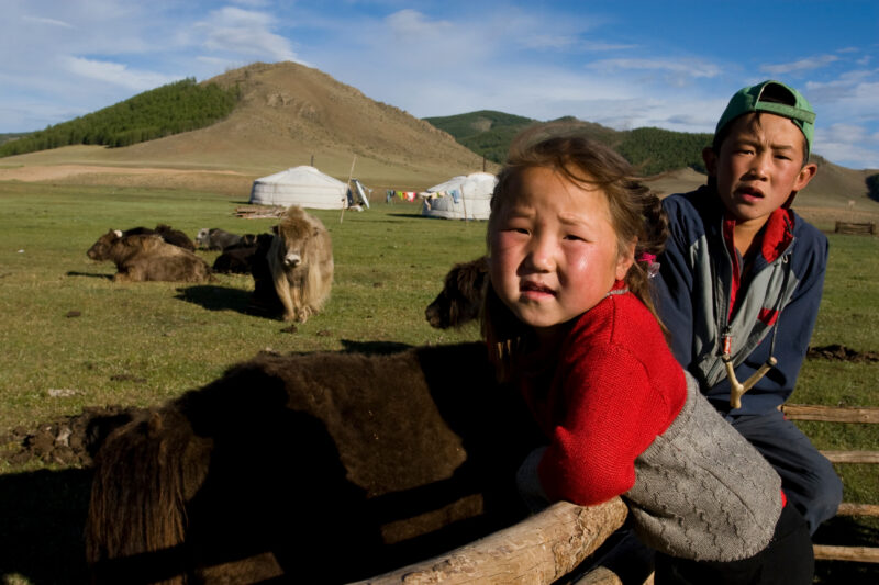 Children in Mongolia — Stock Images of children growing up in rural Mongolia — Mongolia, children, child, faces, mongolian