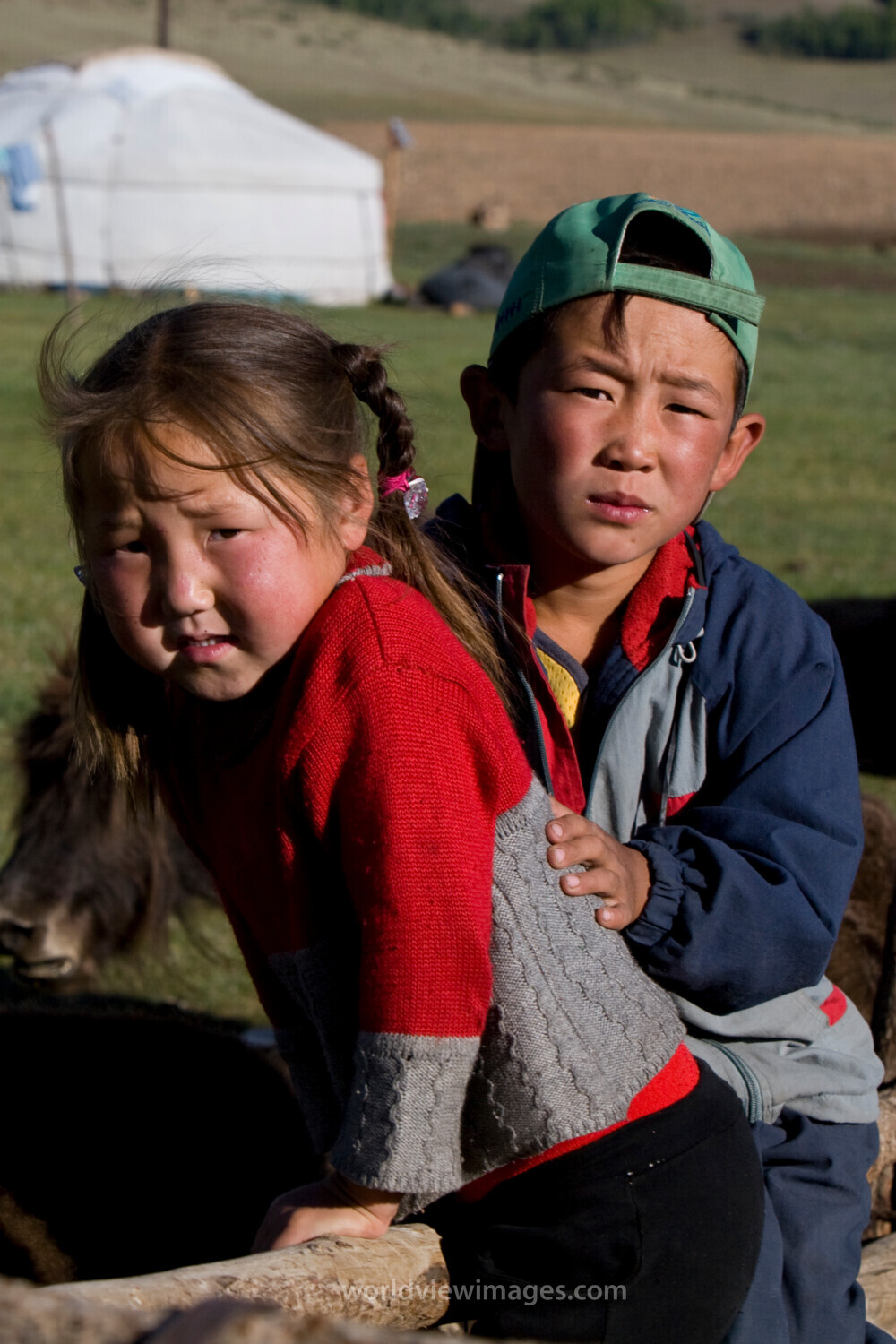 Children in Mongolia