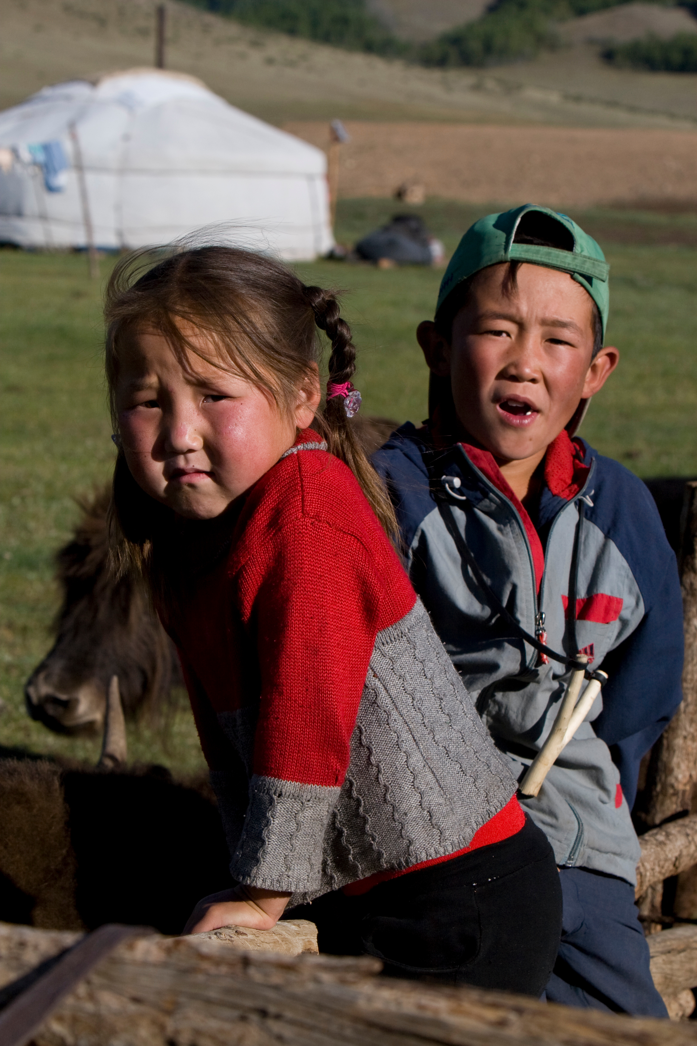 Children in Mongolia