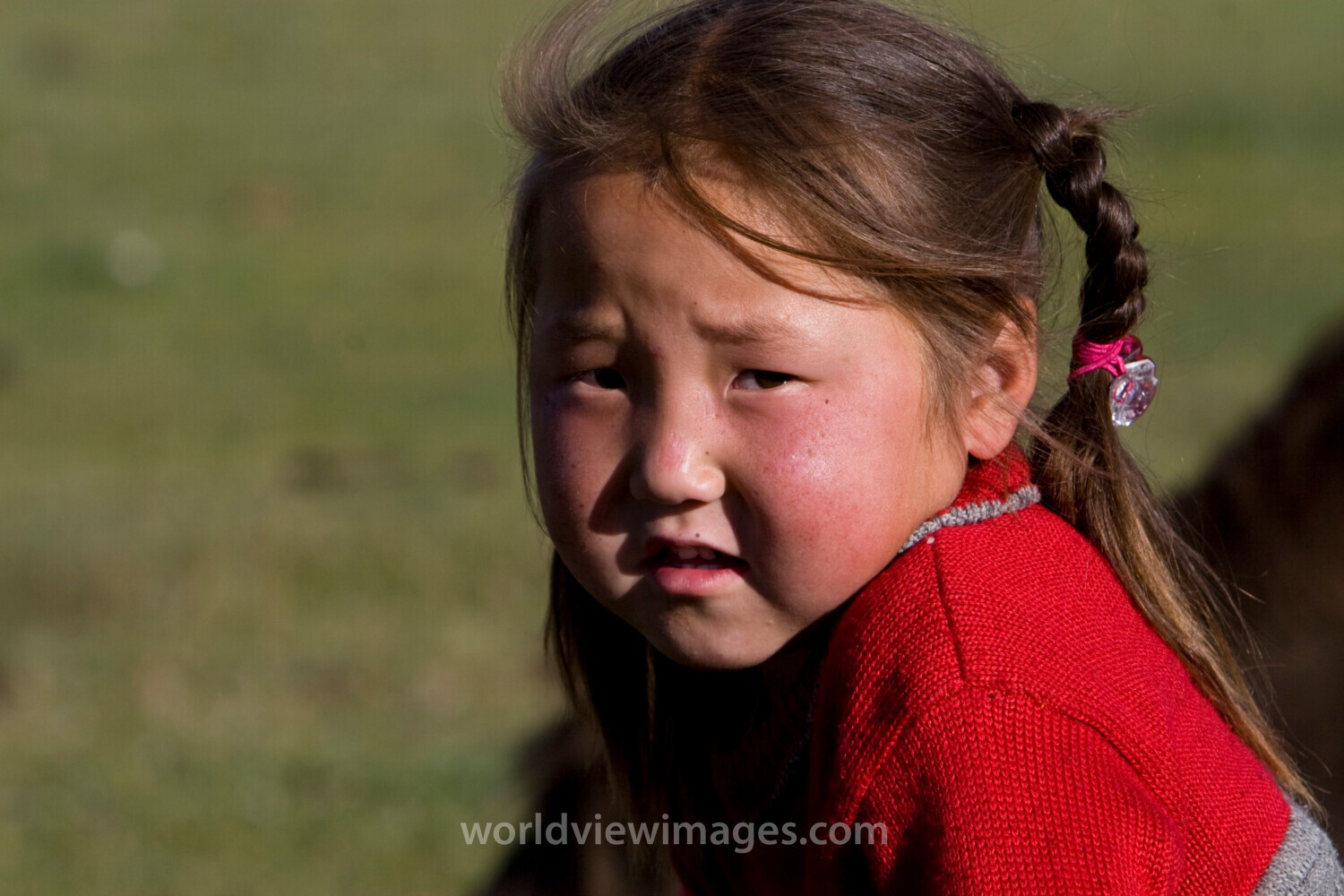 Girl in Mongolia