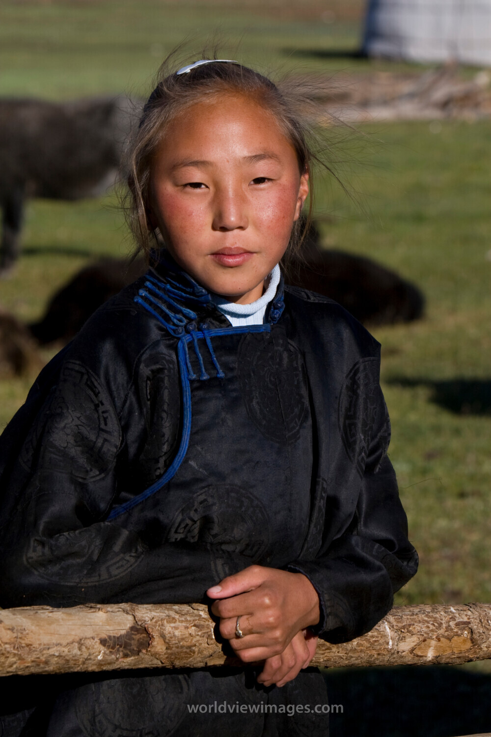 Girl in Mongolia