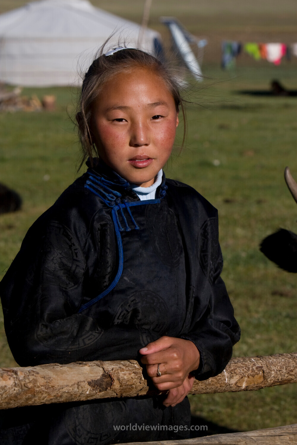 Girl in Mongolia