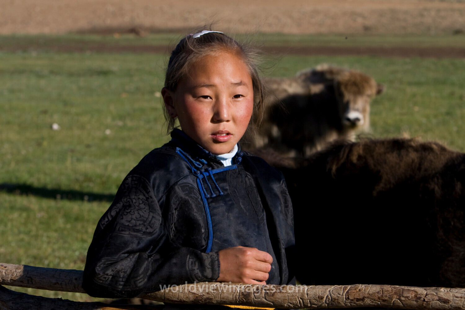 Girl in Mongolia