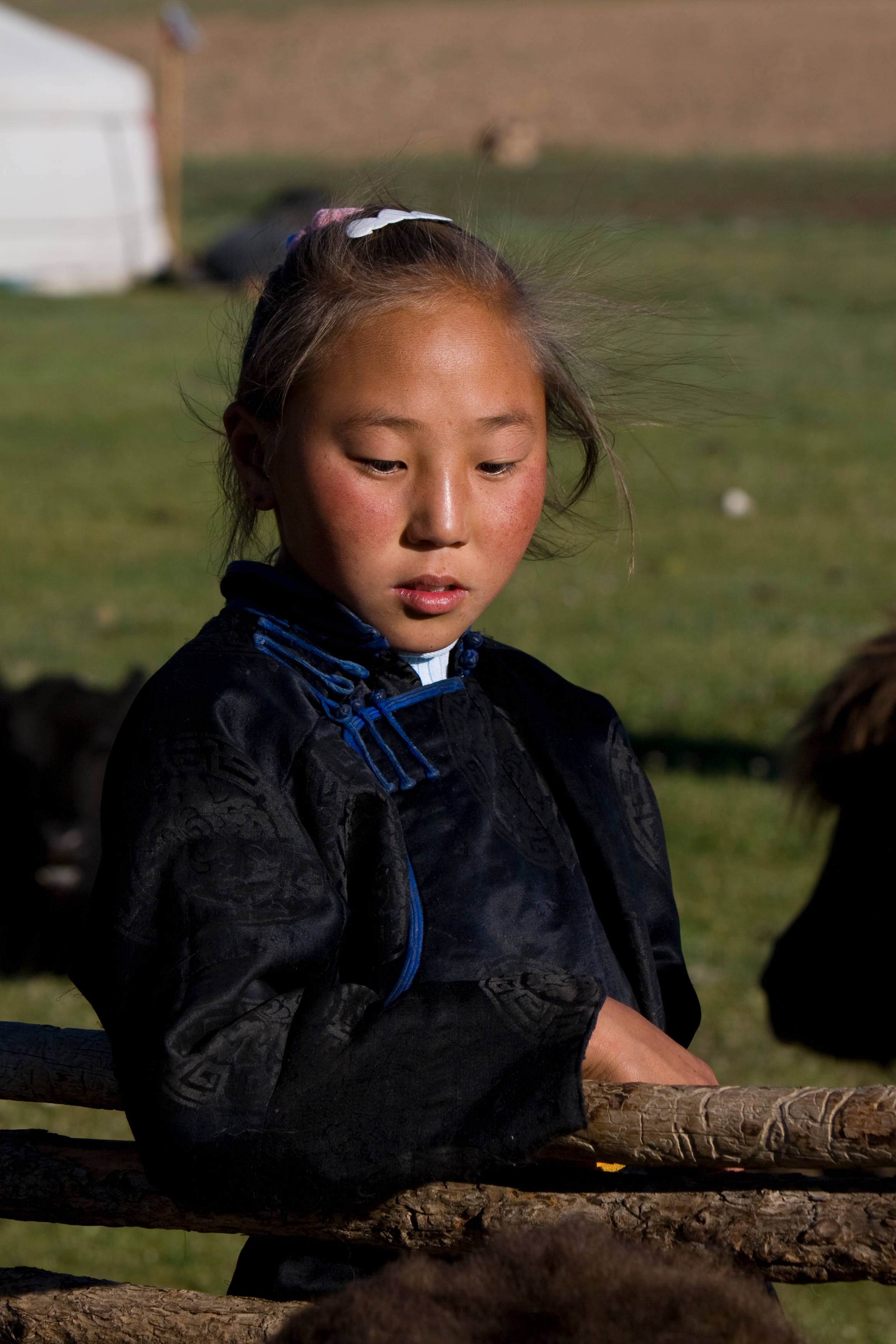 Girl in Mongolia