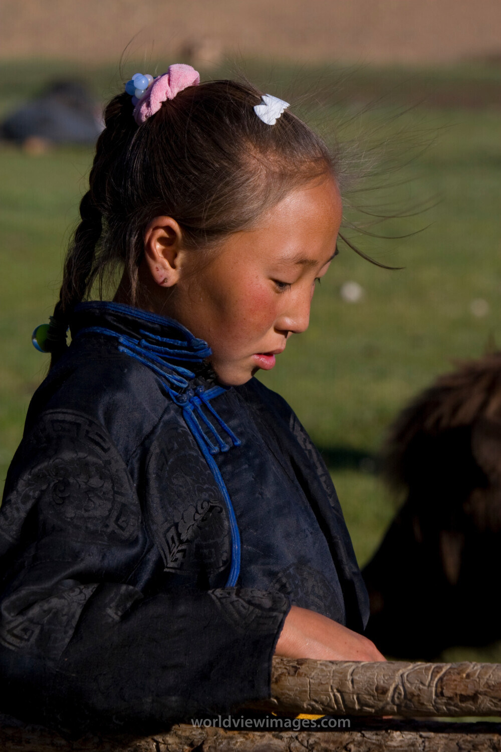 Girl in Mongolia