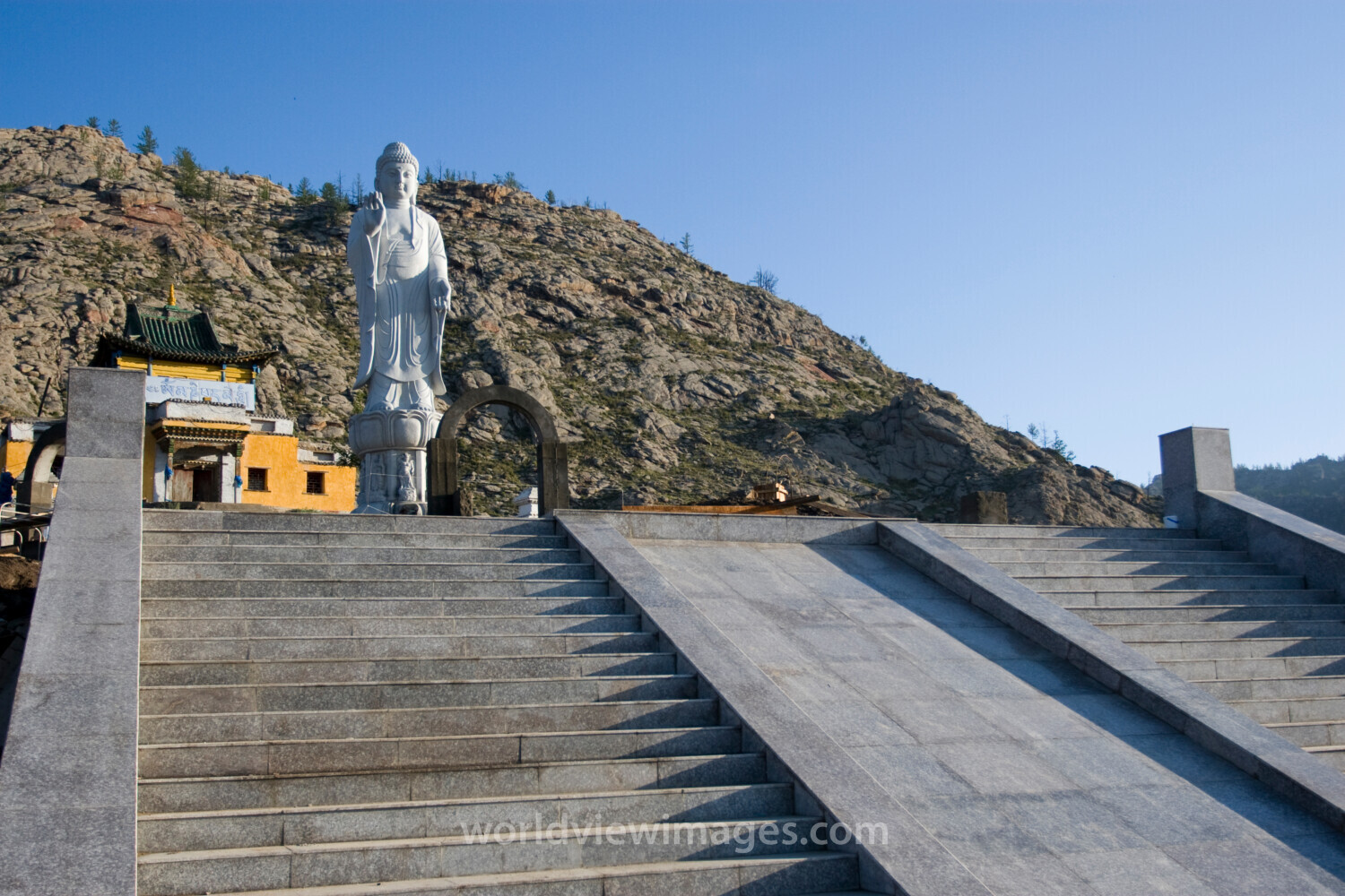 Buddhist Temple in Rural Mongolia