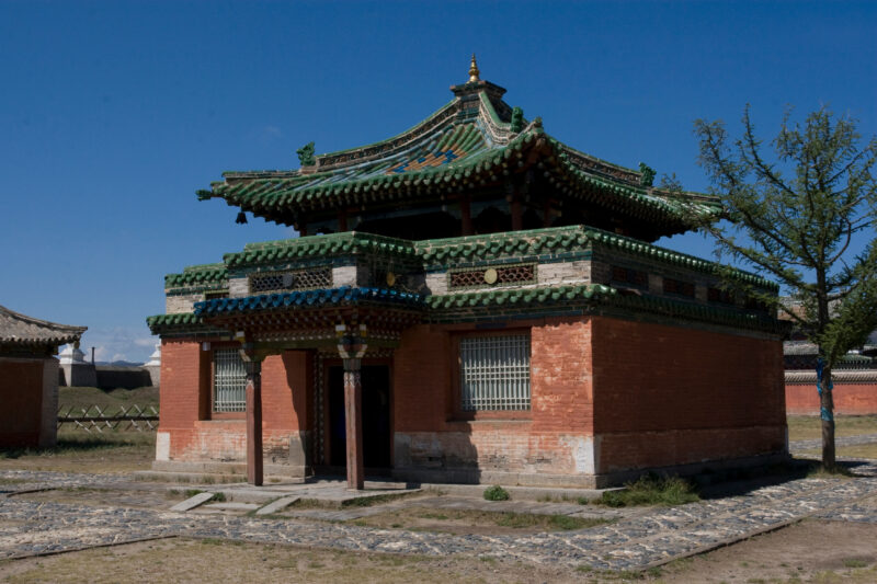 Buddhist Temple in Rural Mongolia — Buddhism, Mongolia, temple, pagoda, buddhist