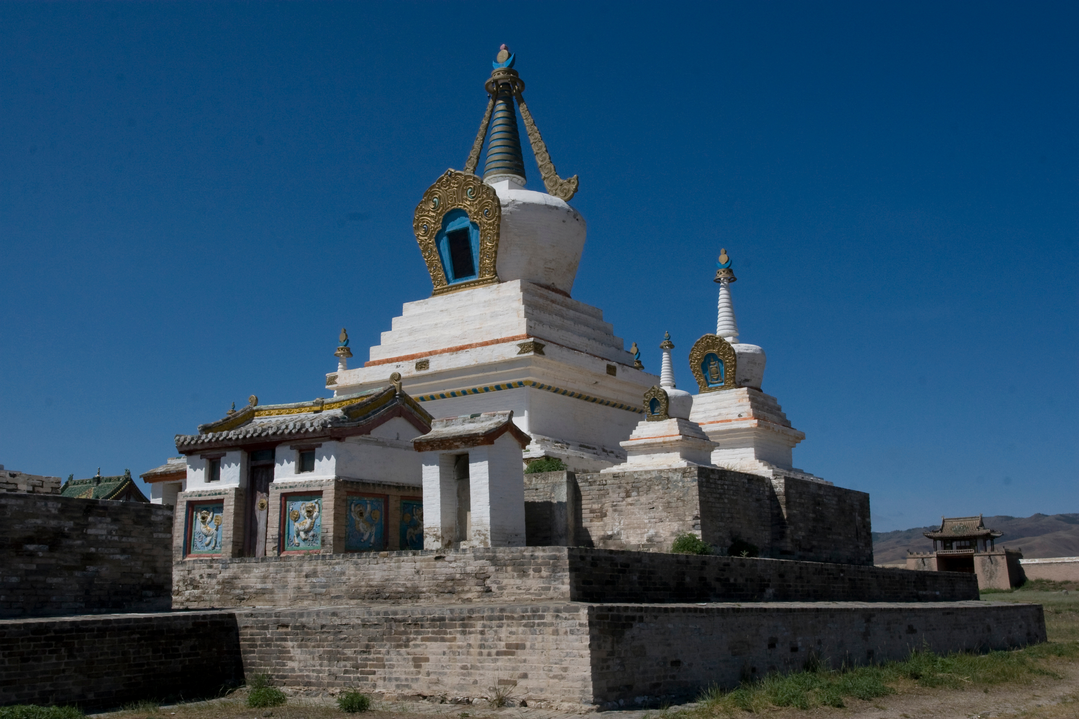 Buddhist Temple in Rural Mongolia