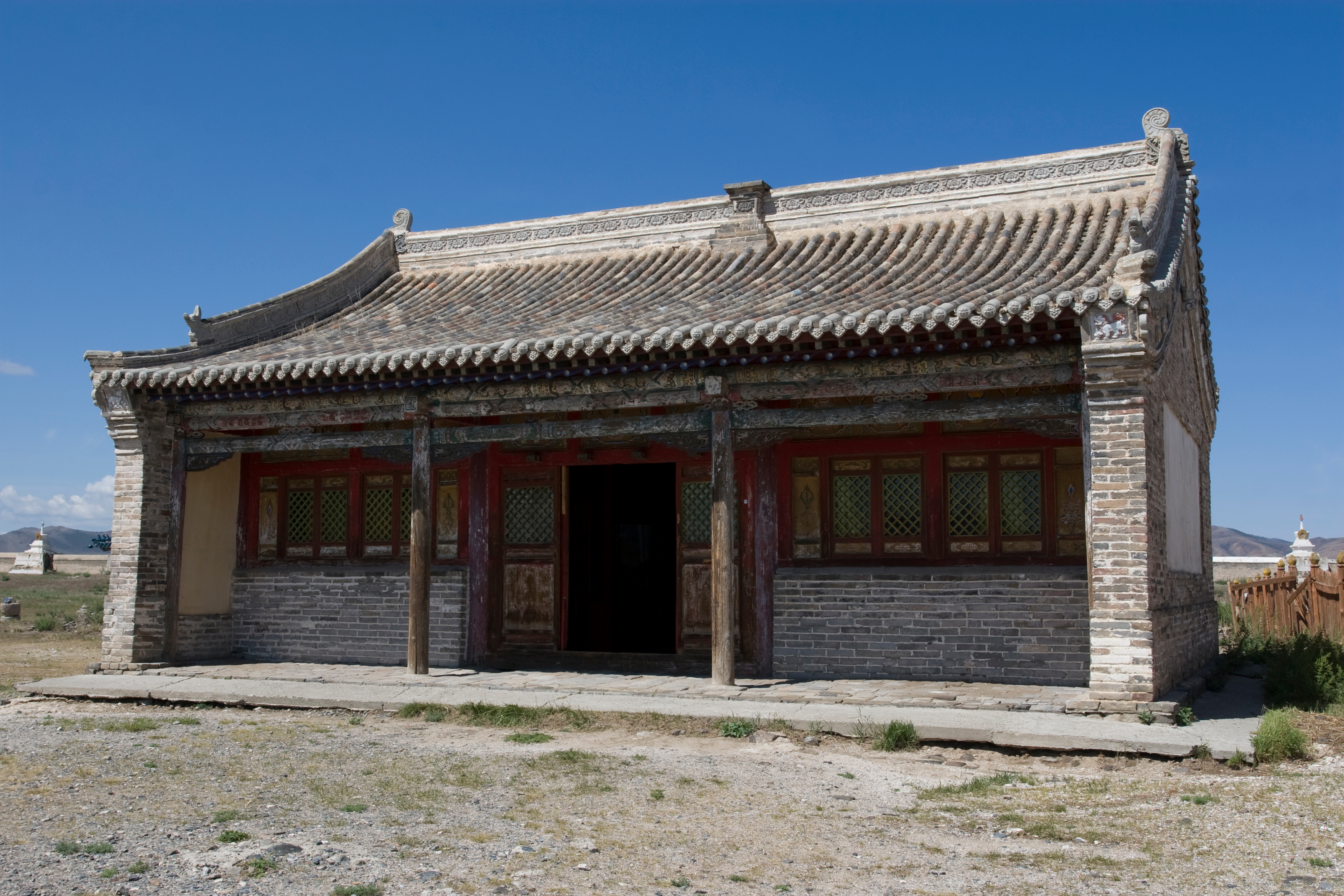 Buddhist Temple in Rural Mongolia