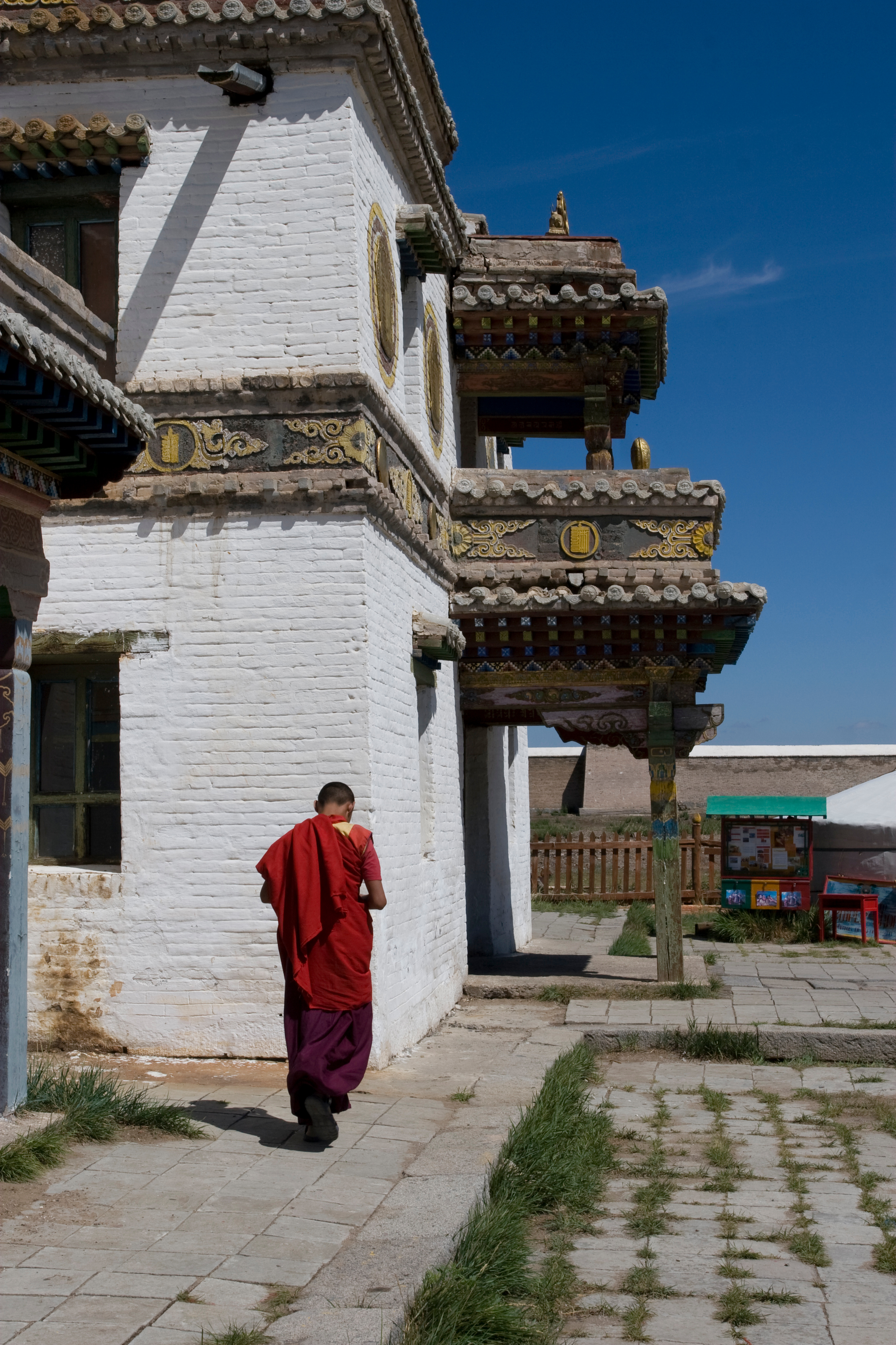 Buddhist Temple in Rural Mongolia