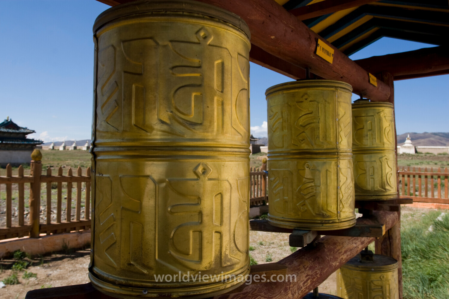 Buddhist Temple in Rural Mongolia
