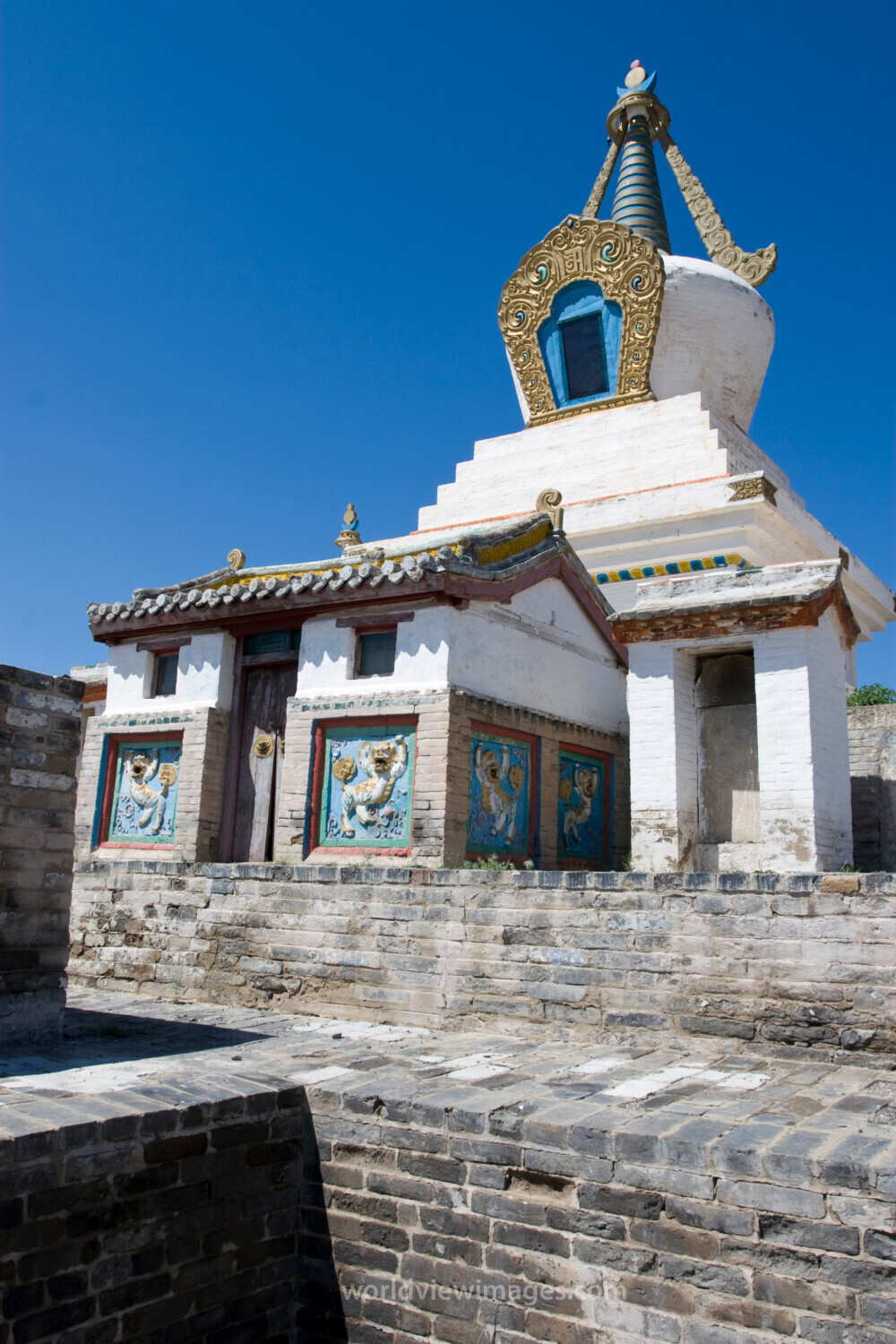 Buddhist Temple in Rural Mongolia