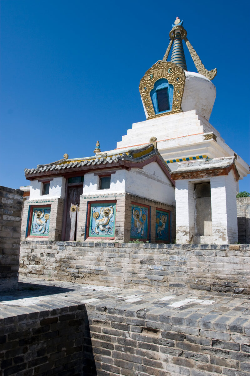 Buddhist Temple in Rural Mongolia — Buddhism, Mongolia, temple, pagoda, buddhist