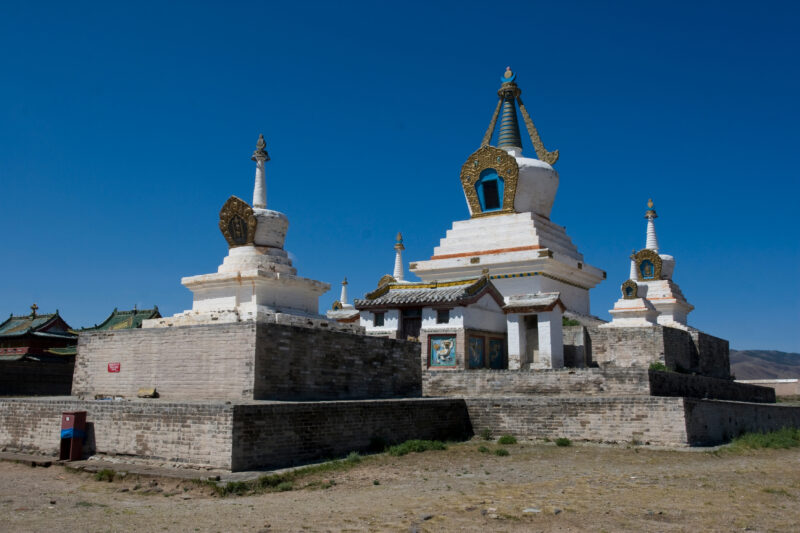 Buddhist Temple in Rural Mongolia — Buddhism, Mongolia, temple, pagoda, buddhist
