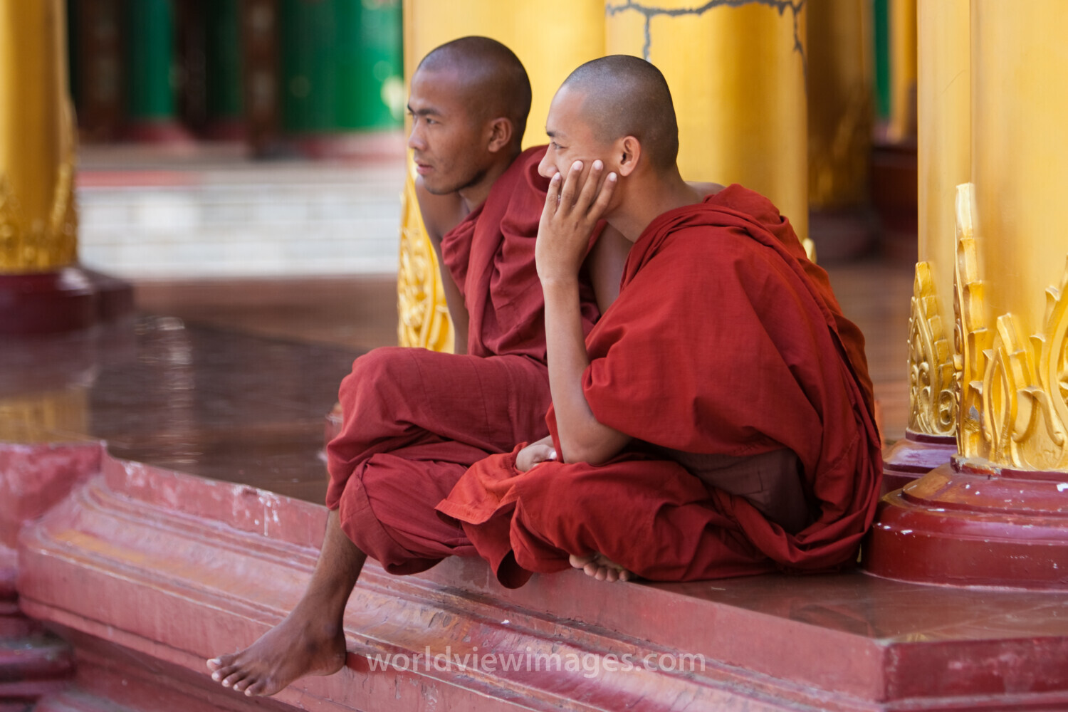 Buddhist Monk in Myanmar